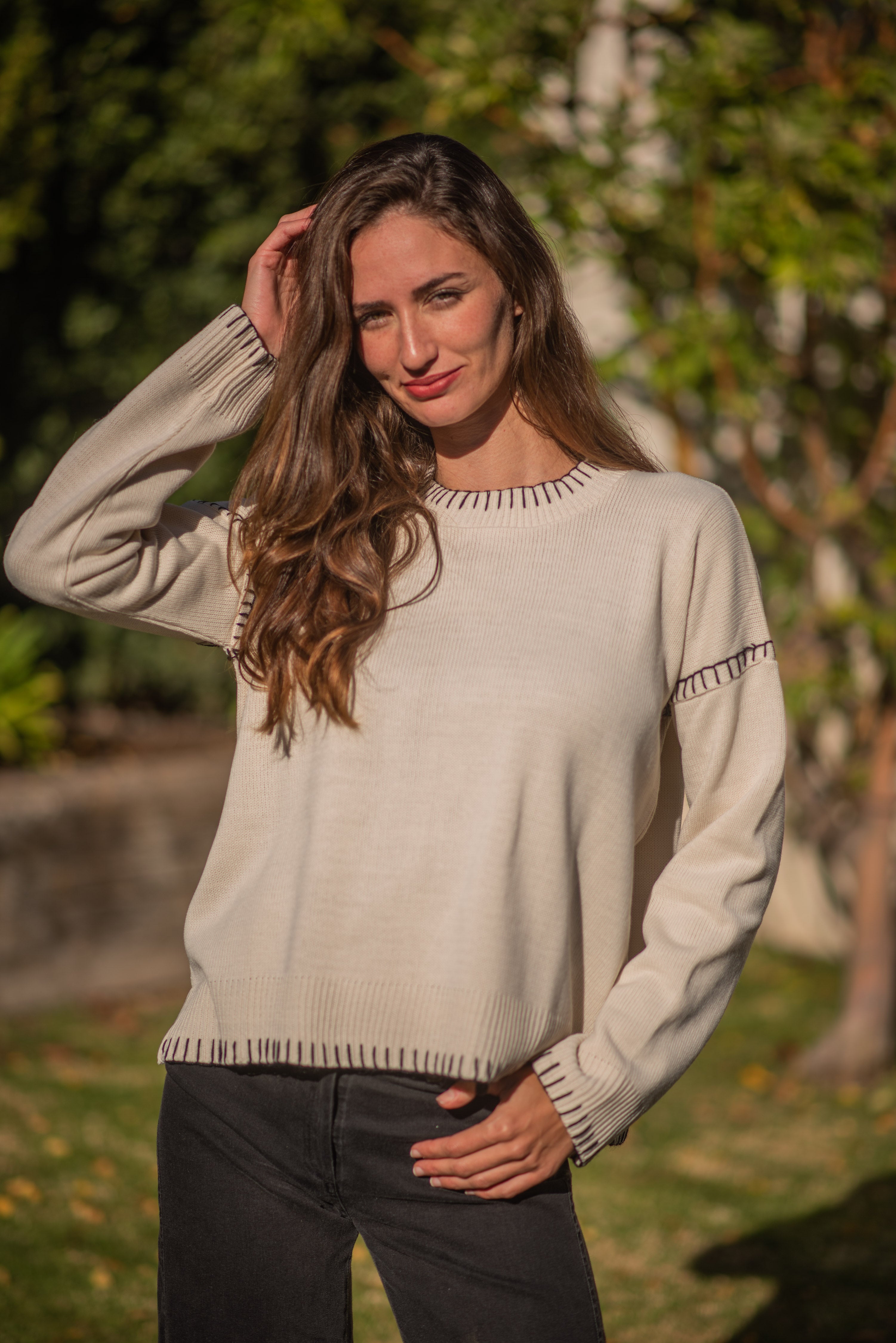 SWEATER PESPUNTE