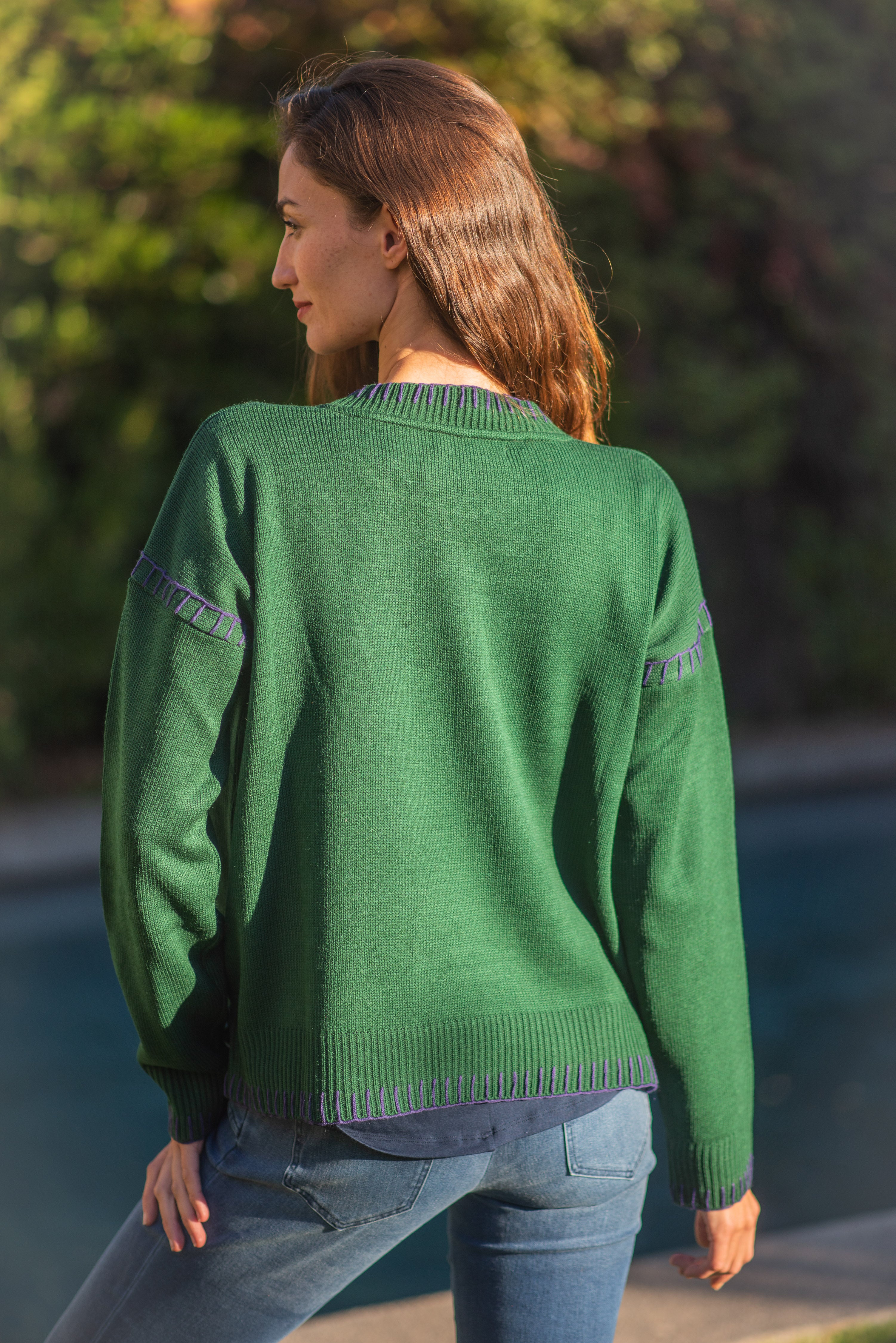 SWEATER PESPUNTE