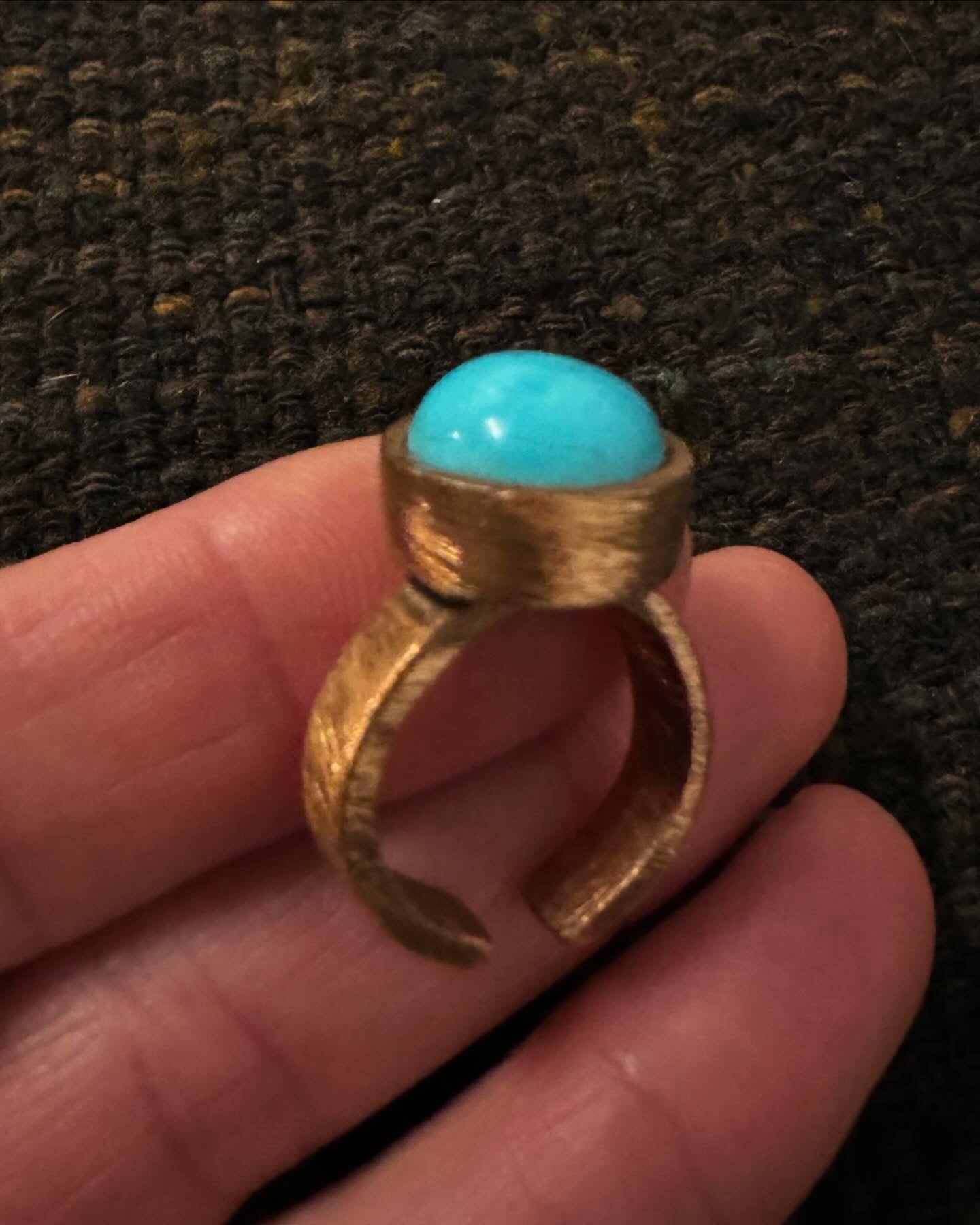 ANILLO COBRE TURQUESA