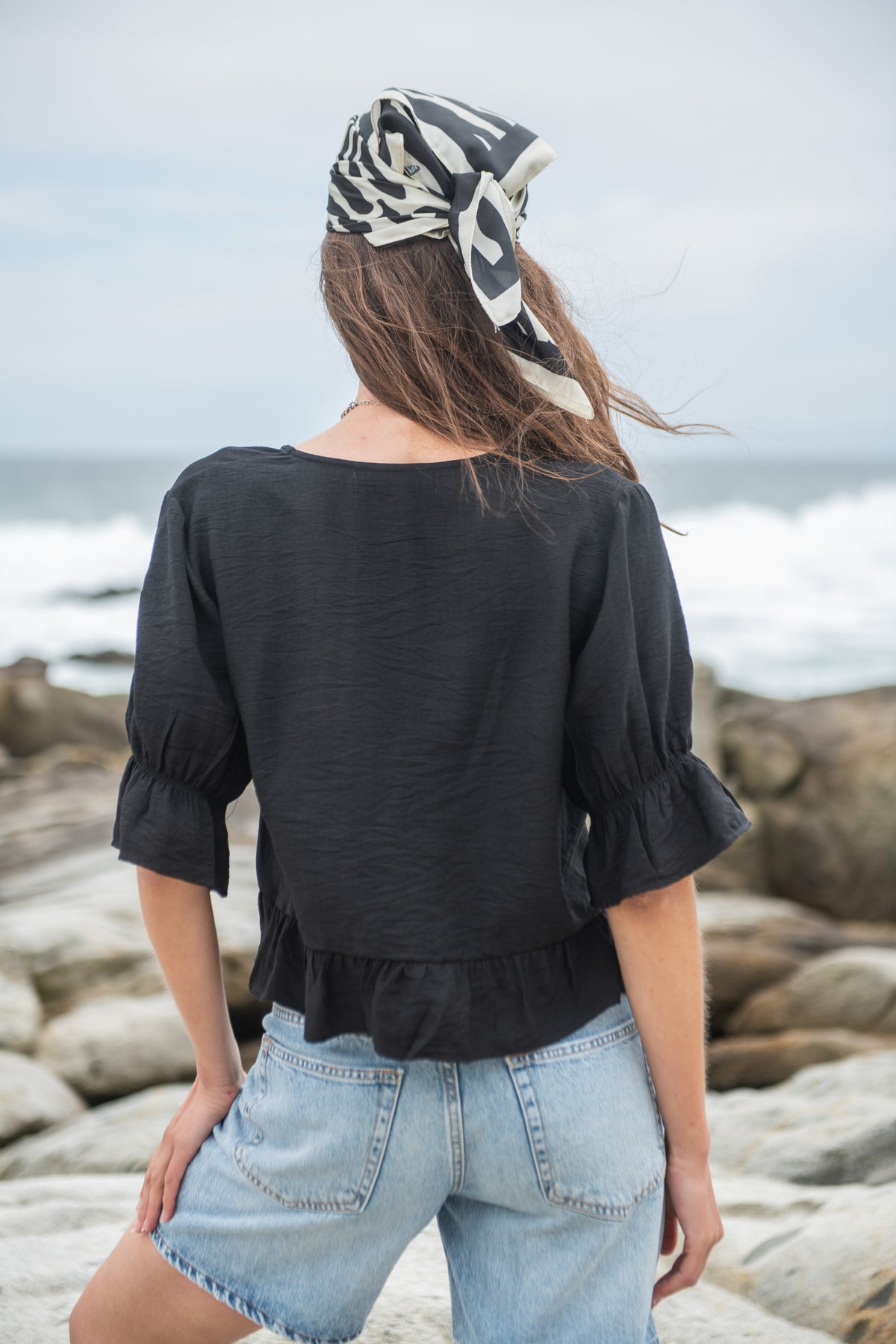 BLUSA MALLORCA NEGRO