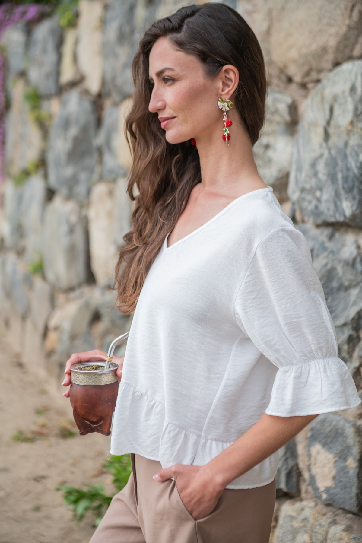 BLUSA MALLORCA BLANCO