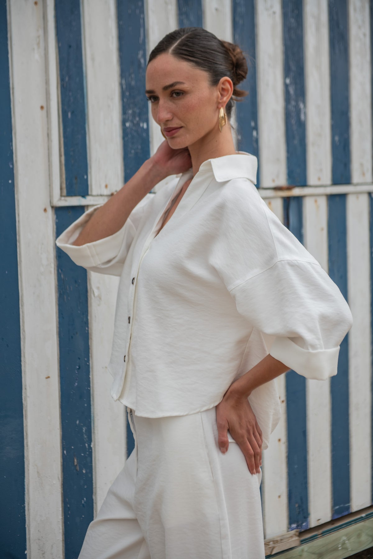 BLUSA JAPONESA BLANCA