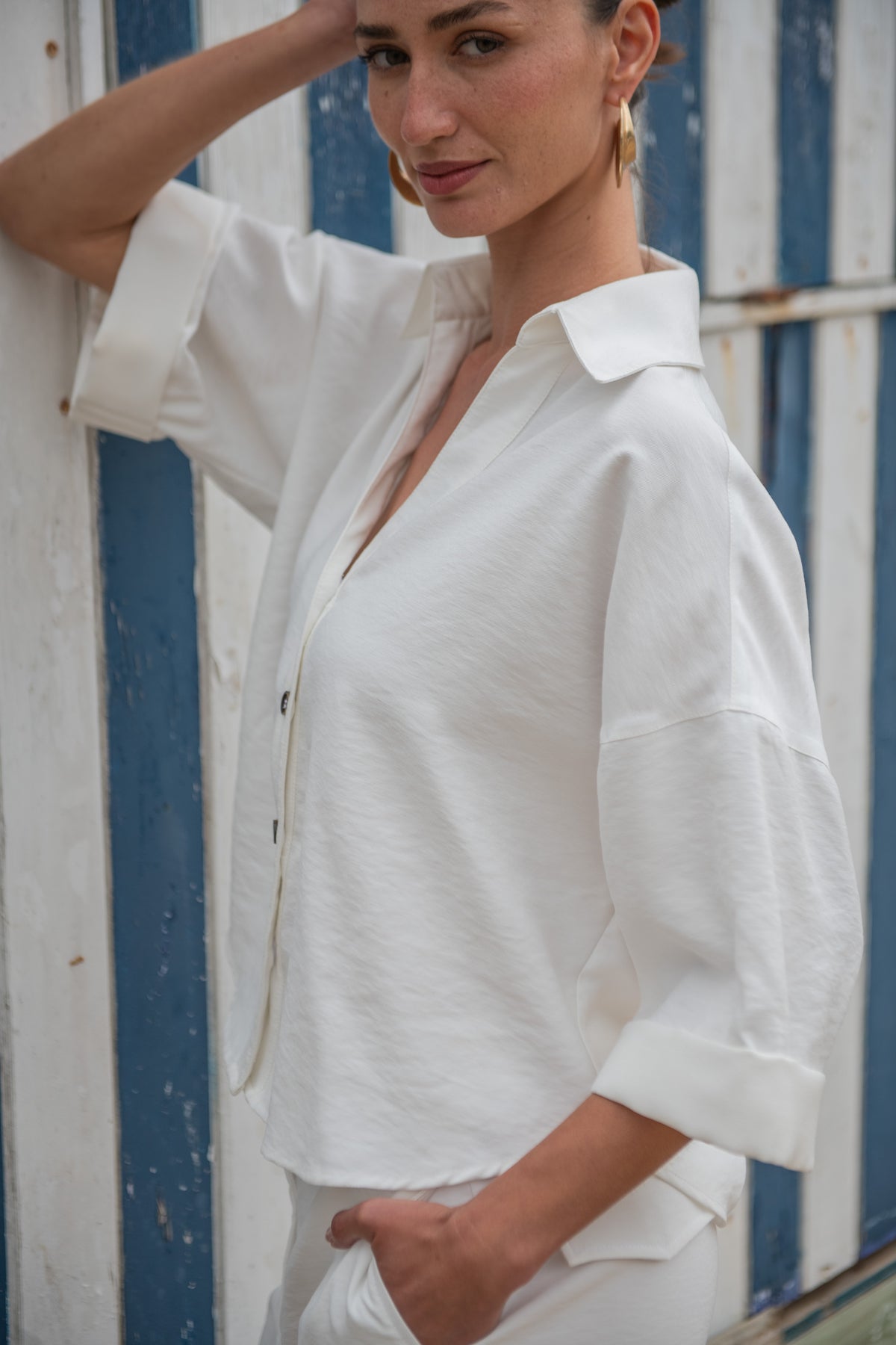 BLUSA JAPONESA BLANCA