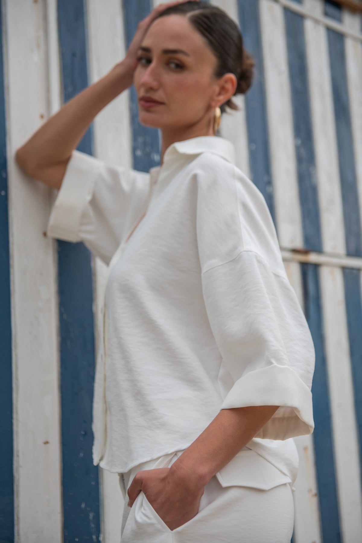 BLUSA JAPONESA BLANCA