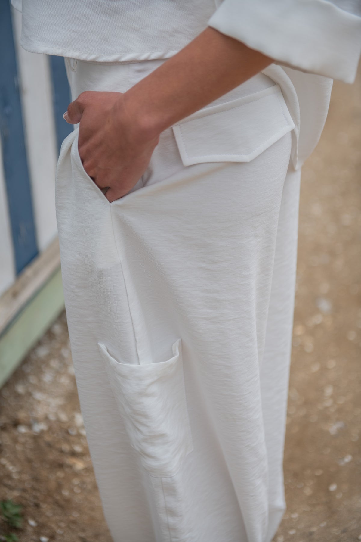 PANTALÓN BOMBACHO BLANCO