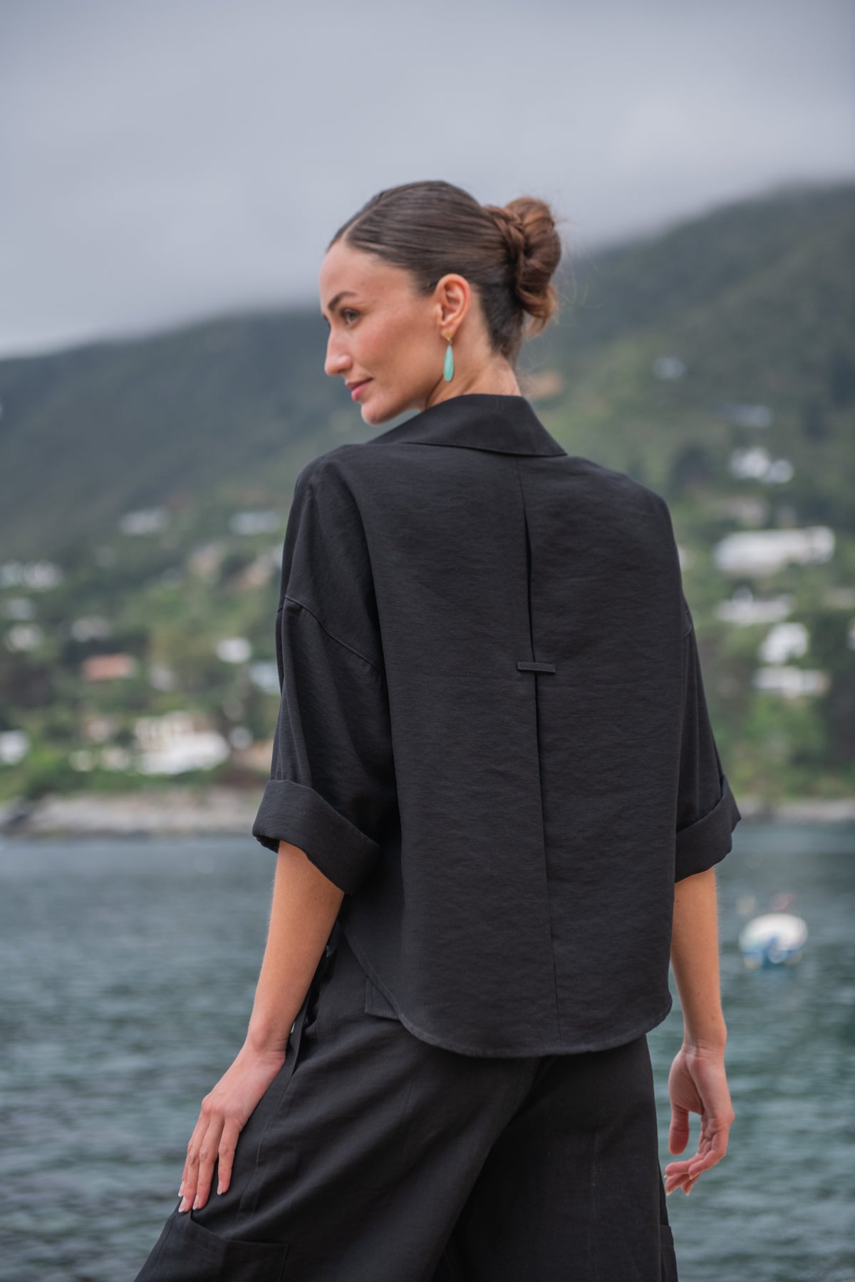 BLUSA JAPONESA NEGRO