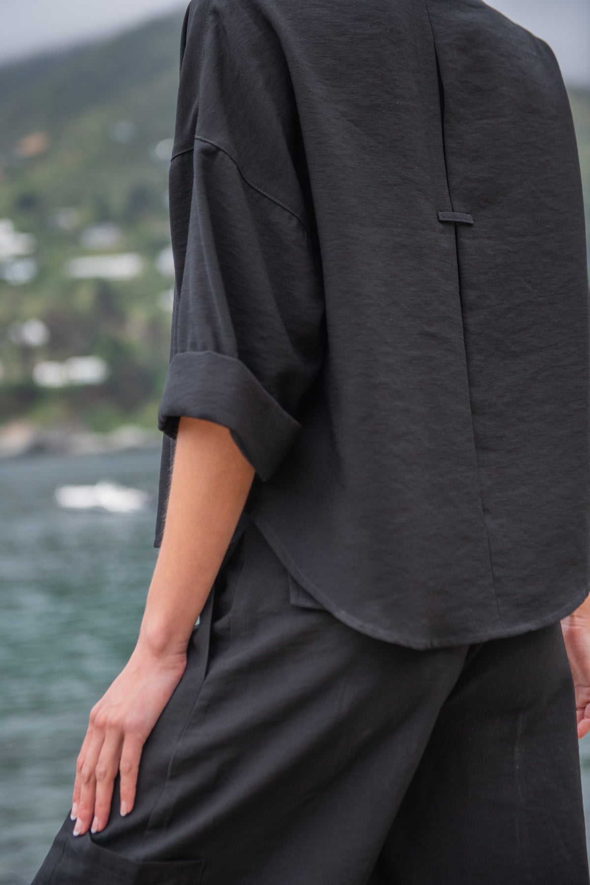 BLUSA JAPONESA NEGRO