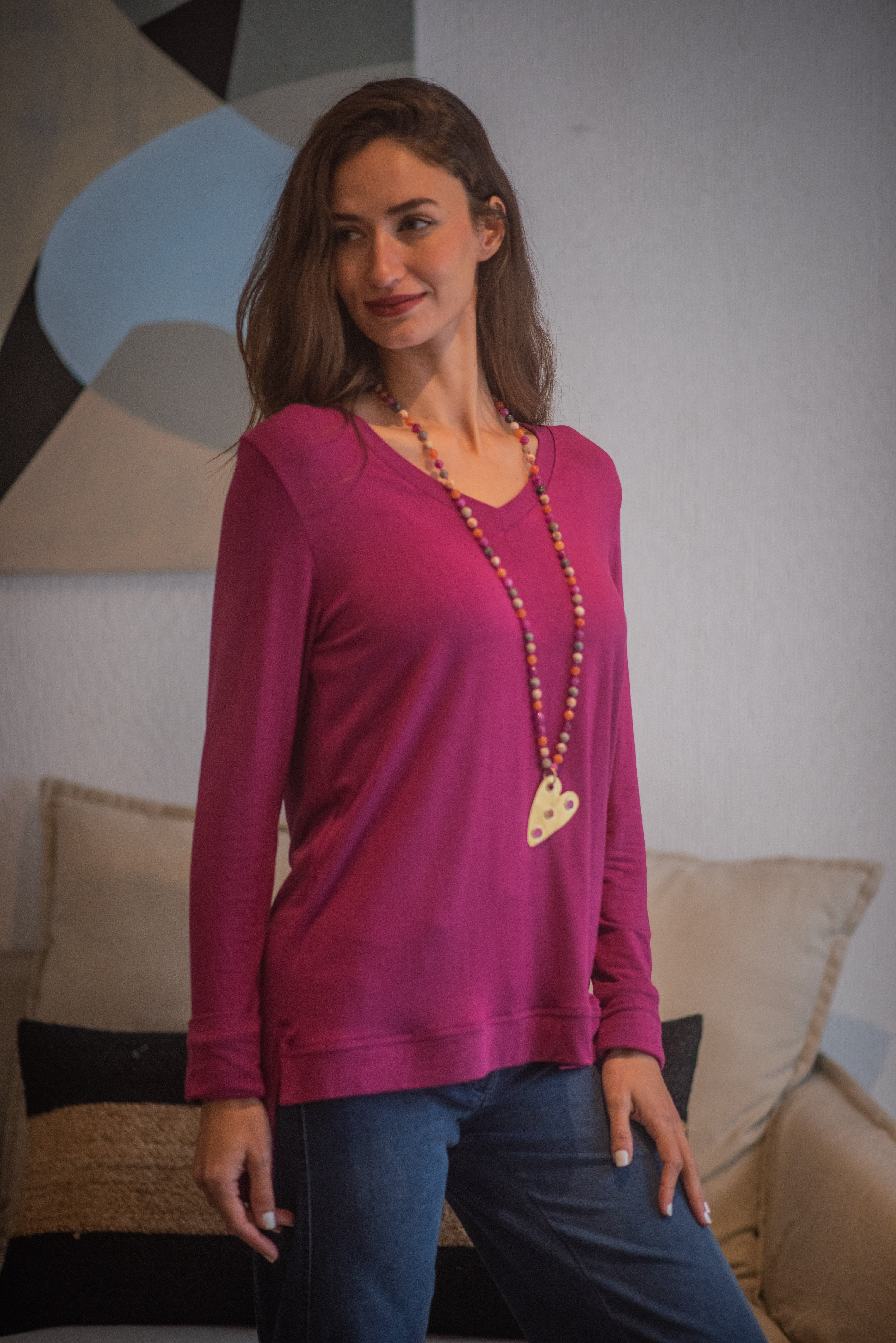 POLERA DOBLE PRETINA