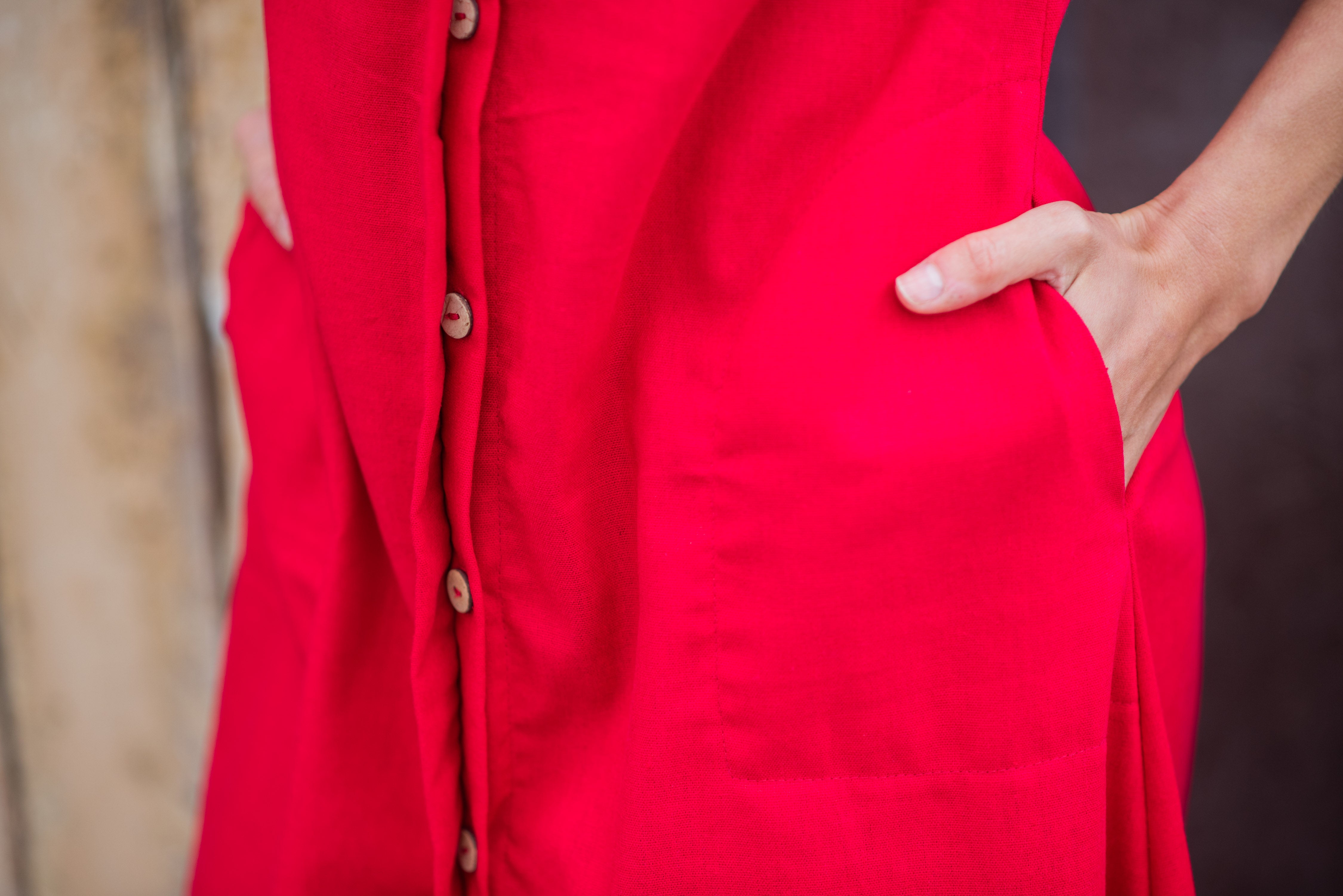 VESTIDO LINO LAVANDA