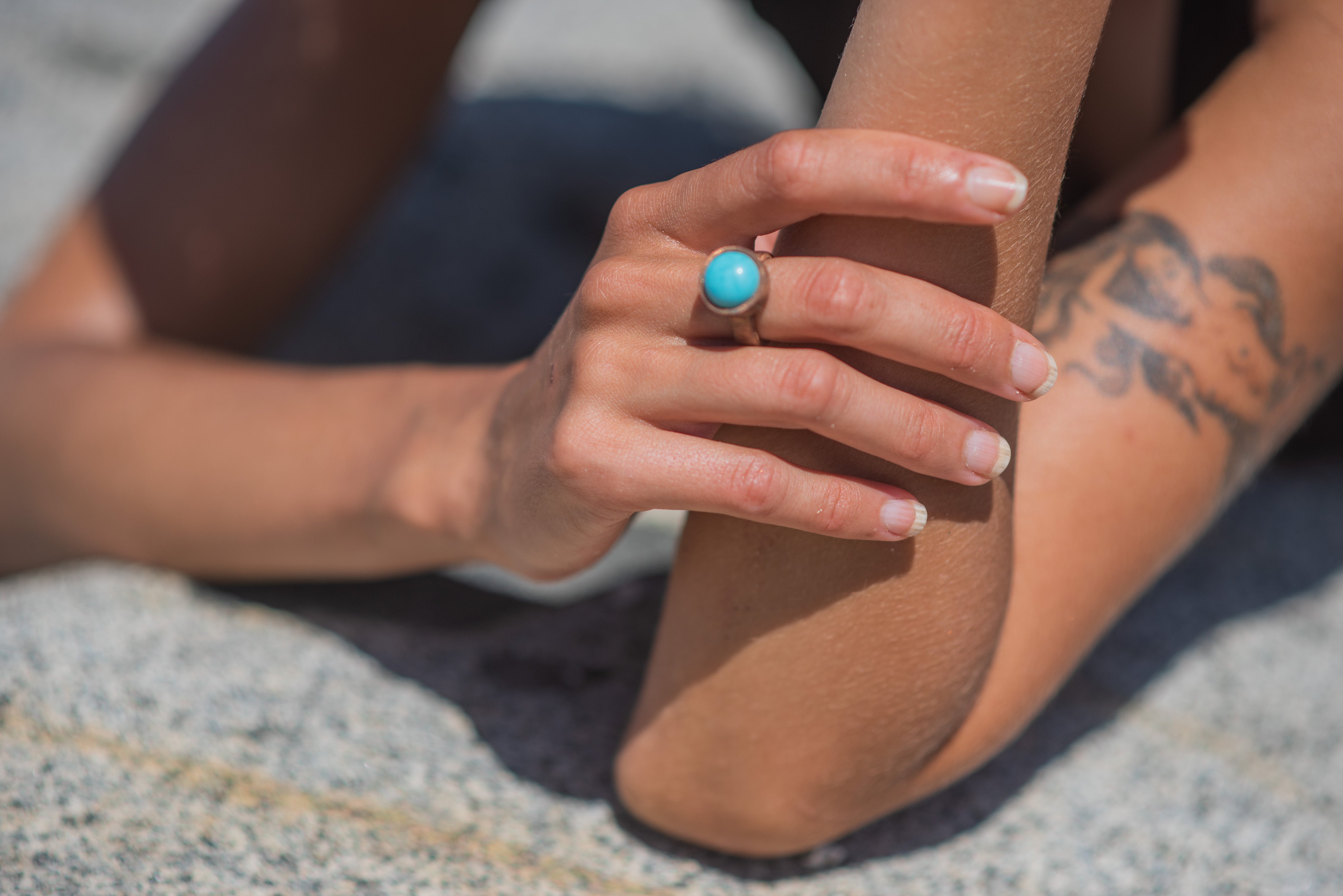 ANILLO COBRE TURQUESA