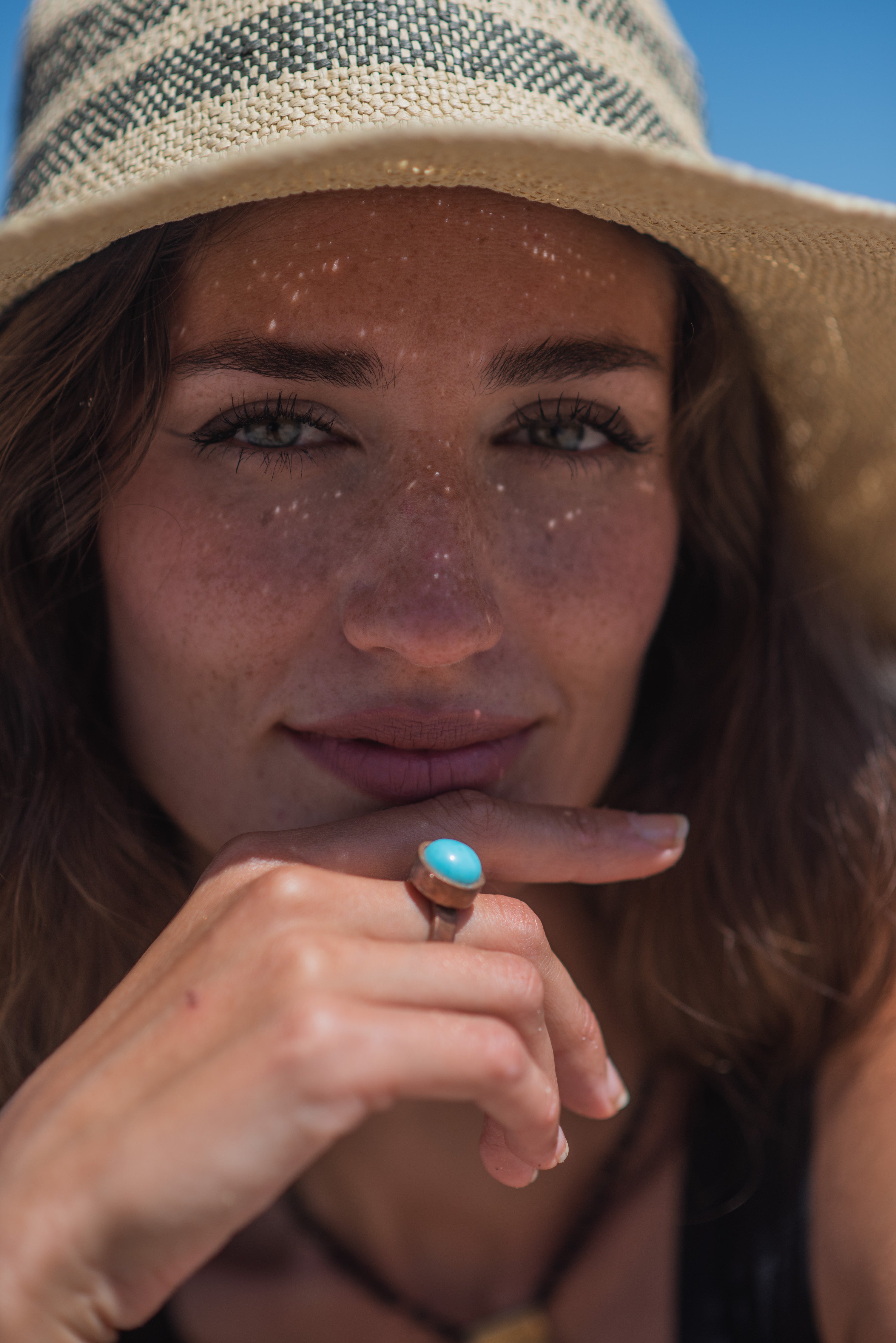 ANILLO COBRE TURQUESA