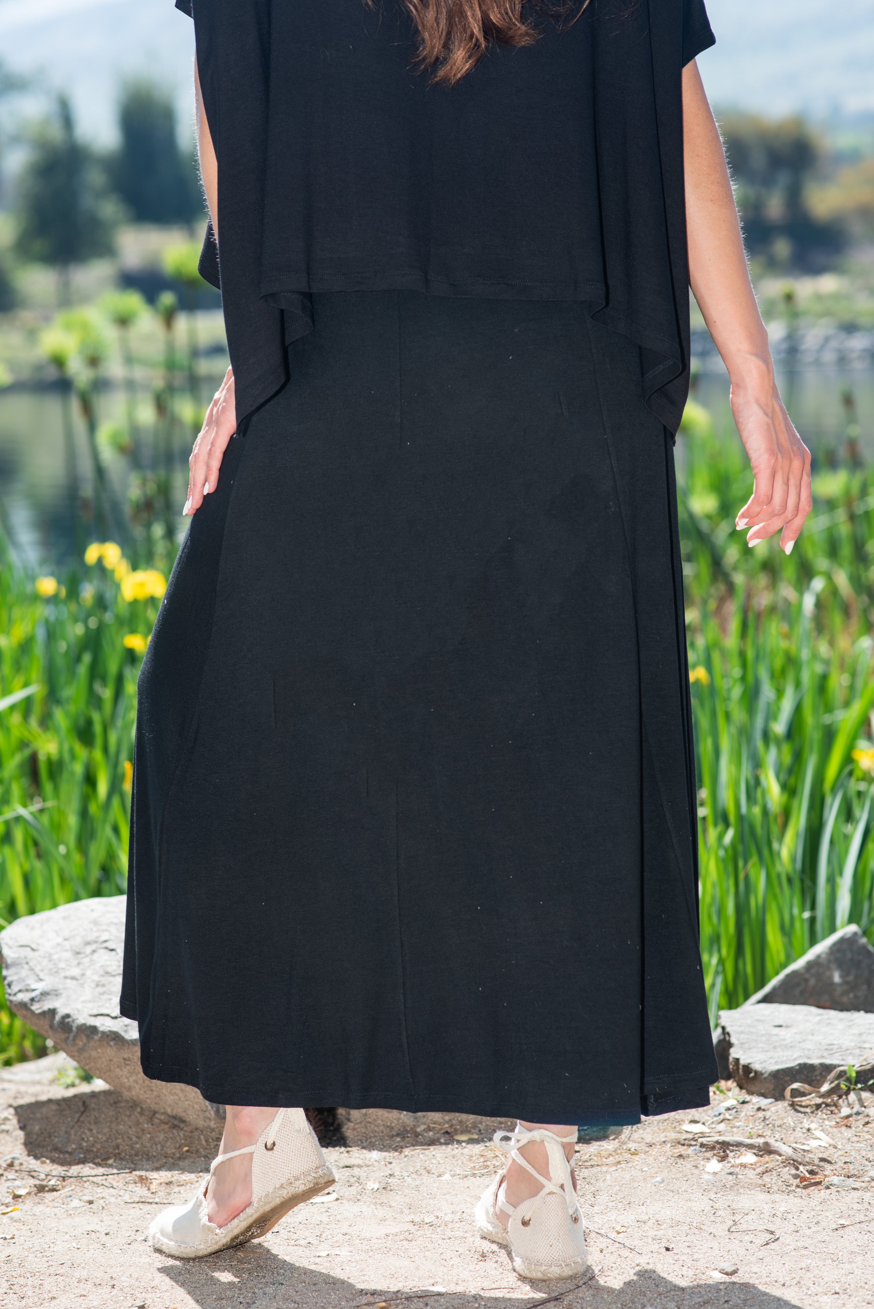 POLLERA PRETINA RECOGIDA