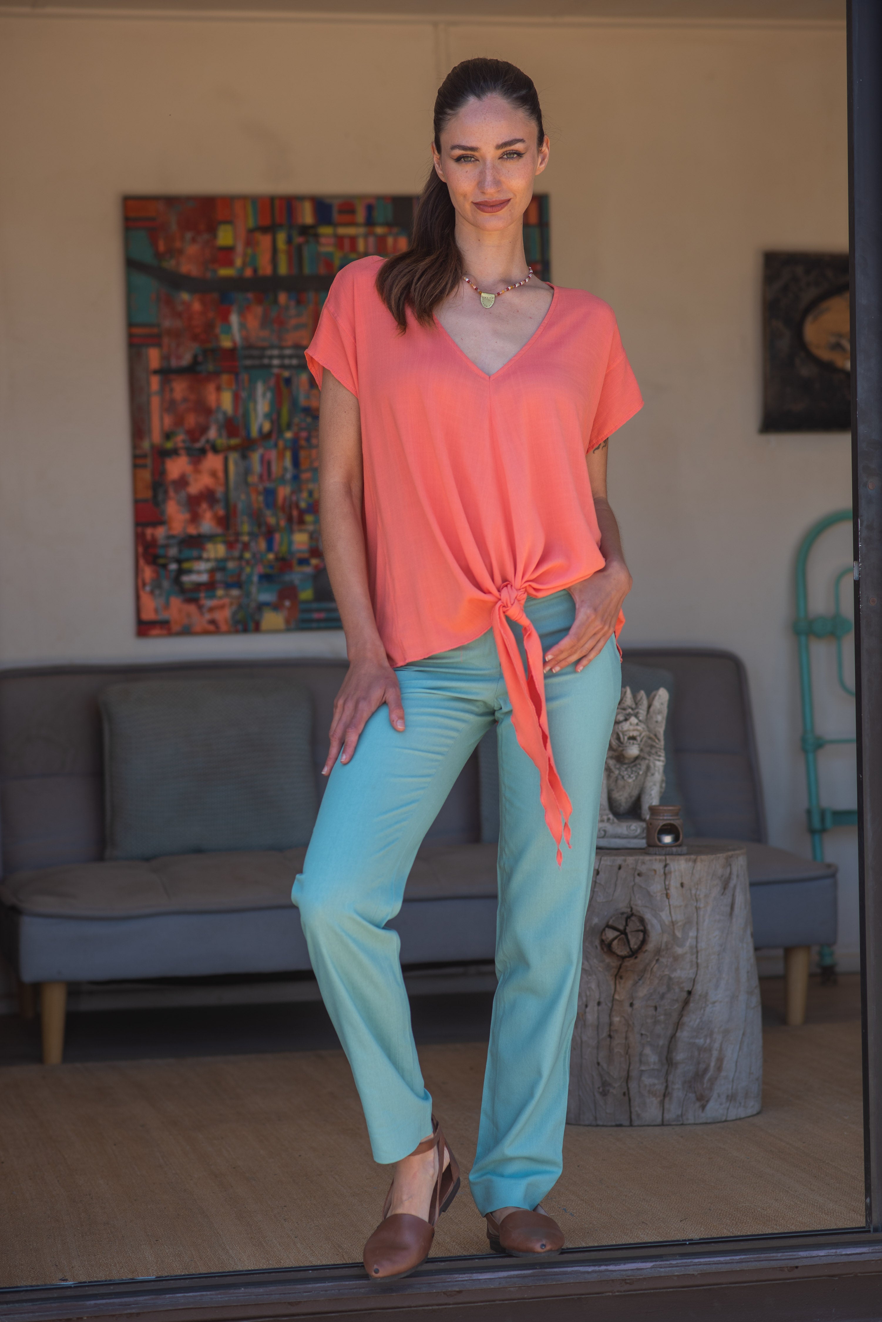 PANTALON LINO MODELO CLASICO