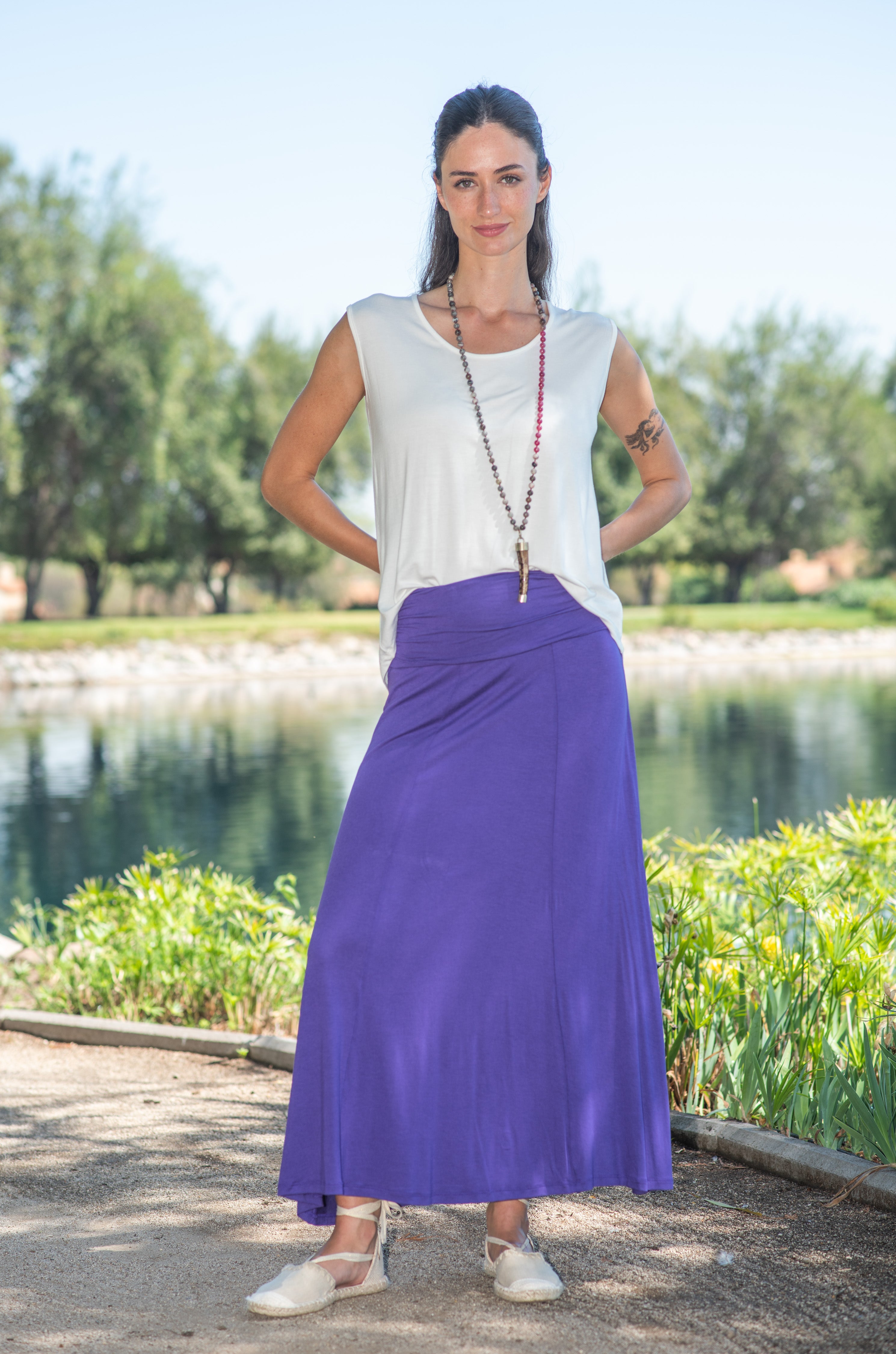 POLLERA PRETINA RECOGIDA