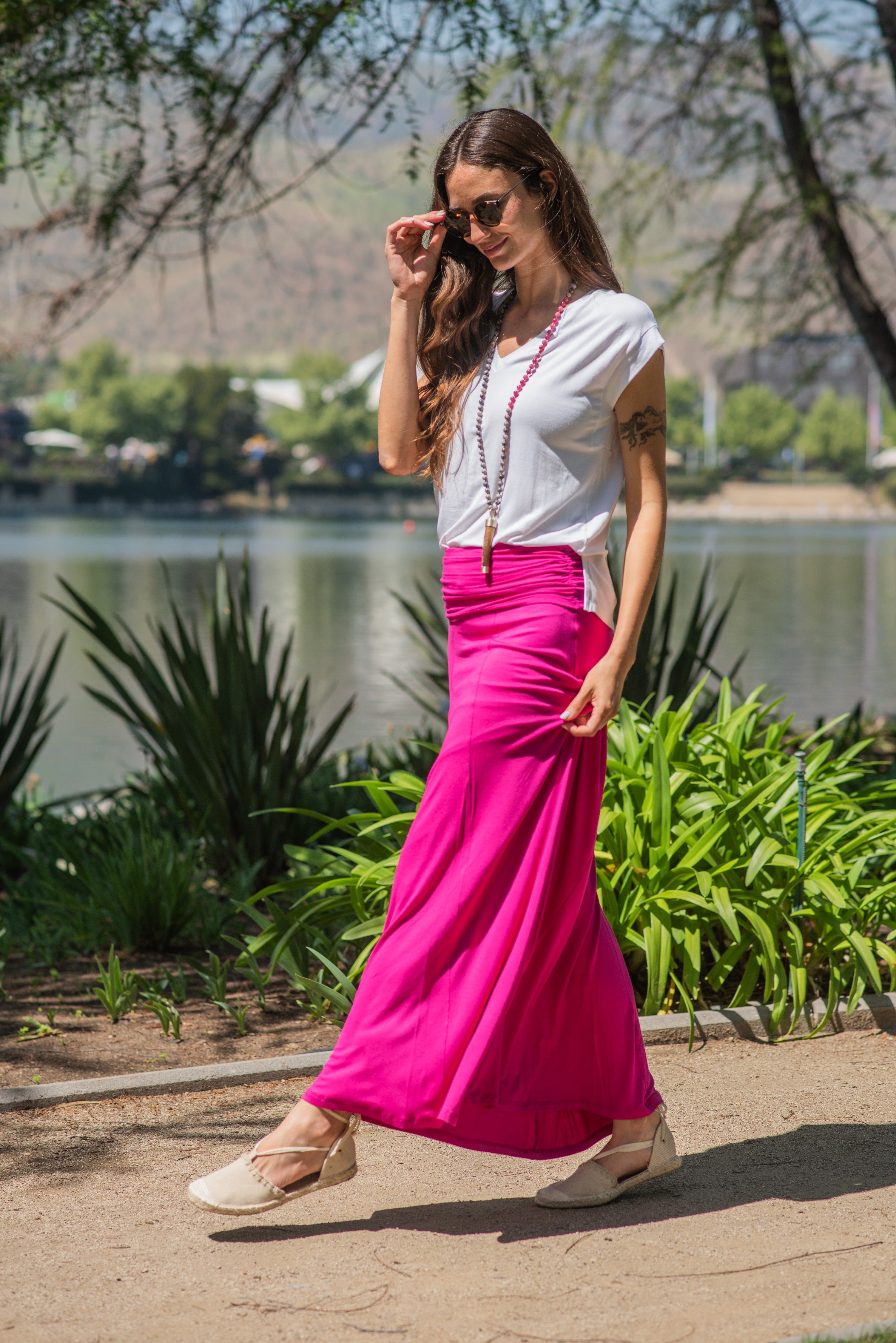 POLLERA PRETINA RECOGIDA