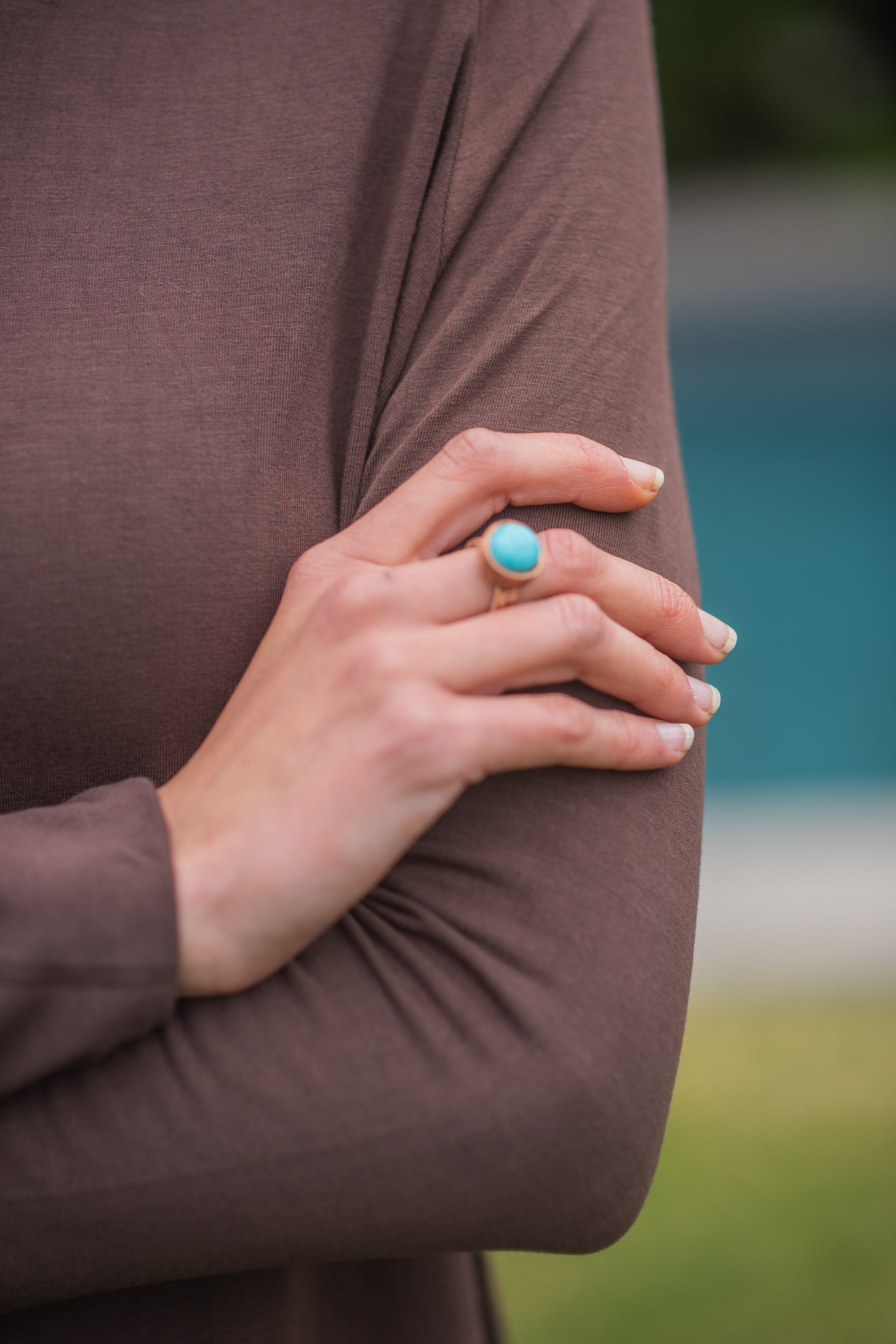 ANILLO COBRE TURQUESA