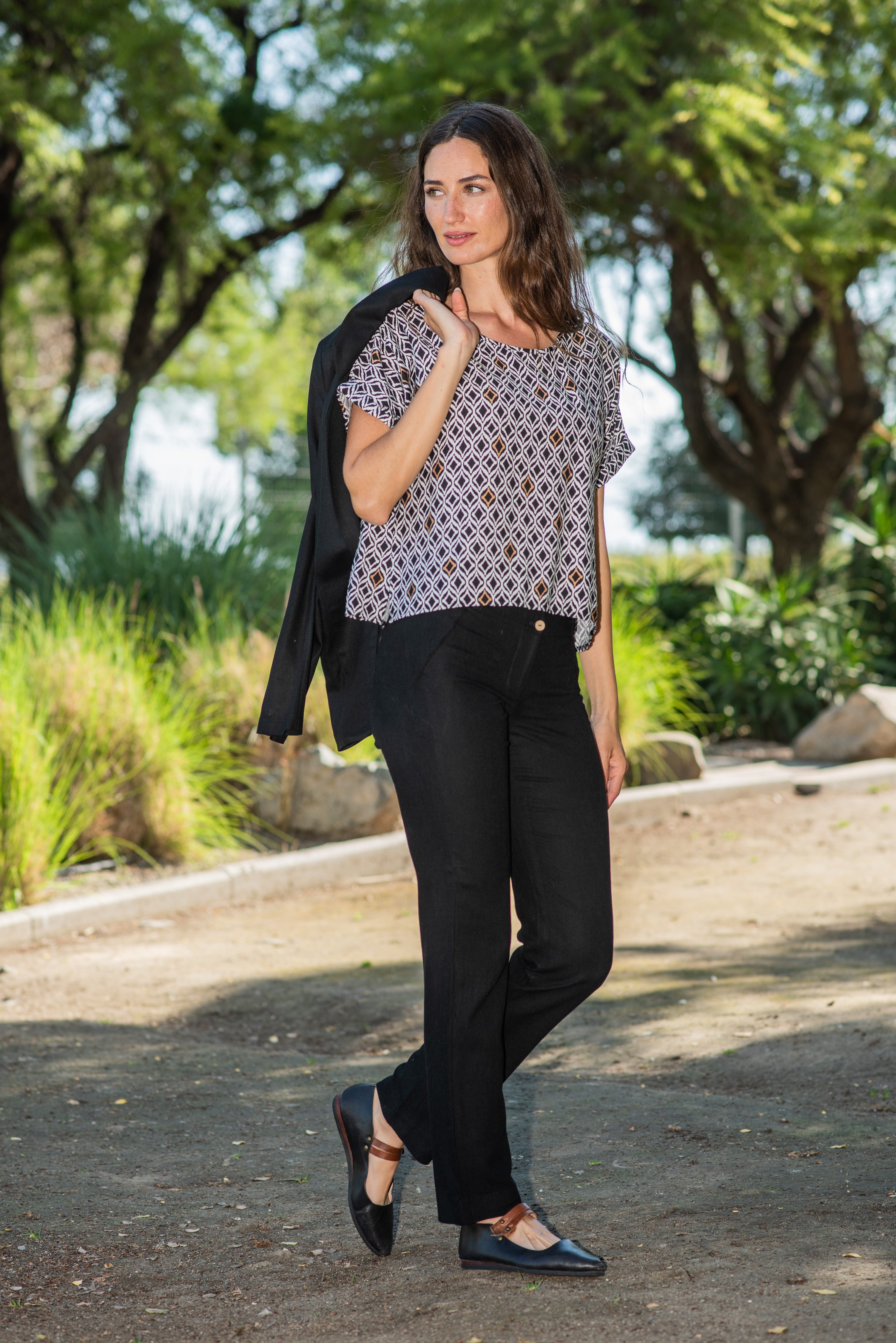 BLUSA AURORA ESTAMPADO GEOMÉTRICO