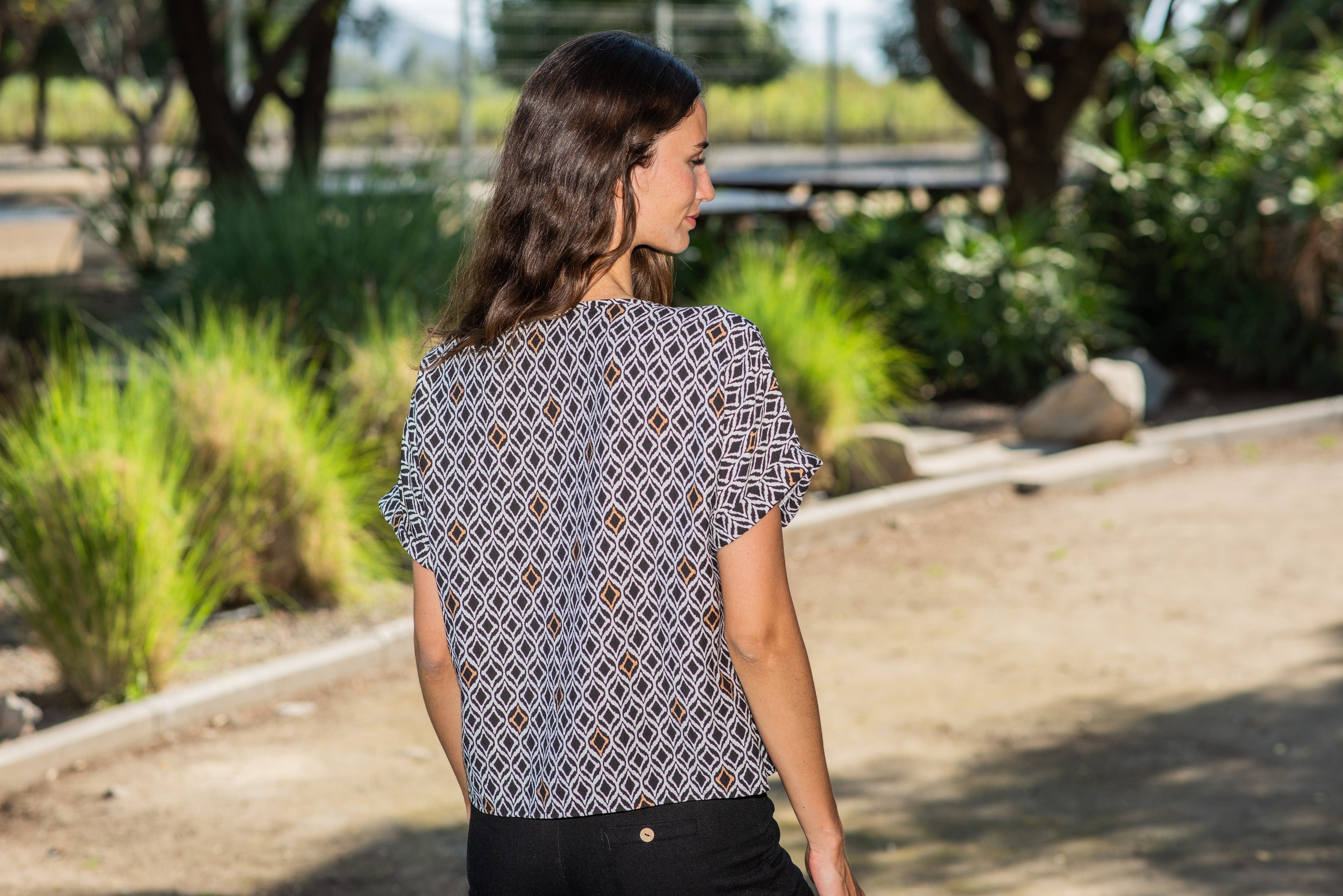 BLUSA AURORA ESTAMPADO GEOMÉTRICO