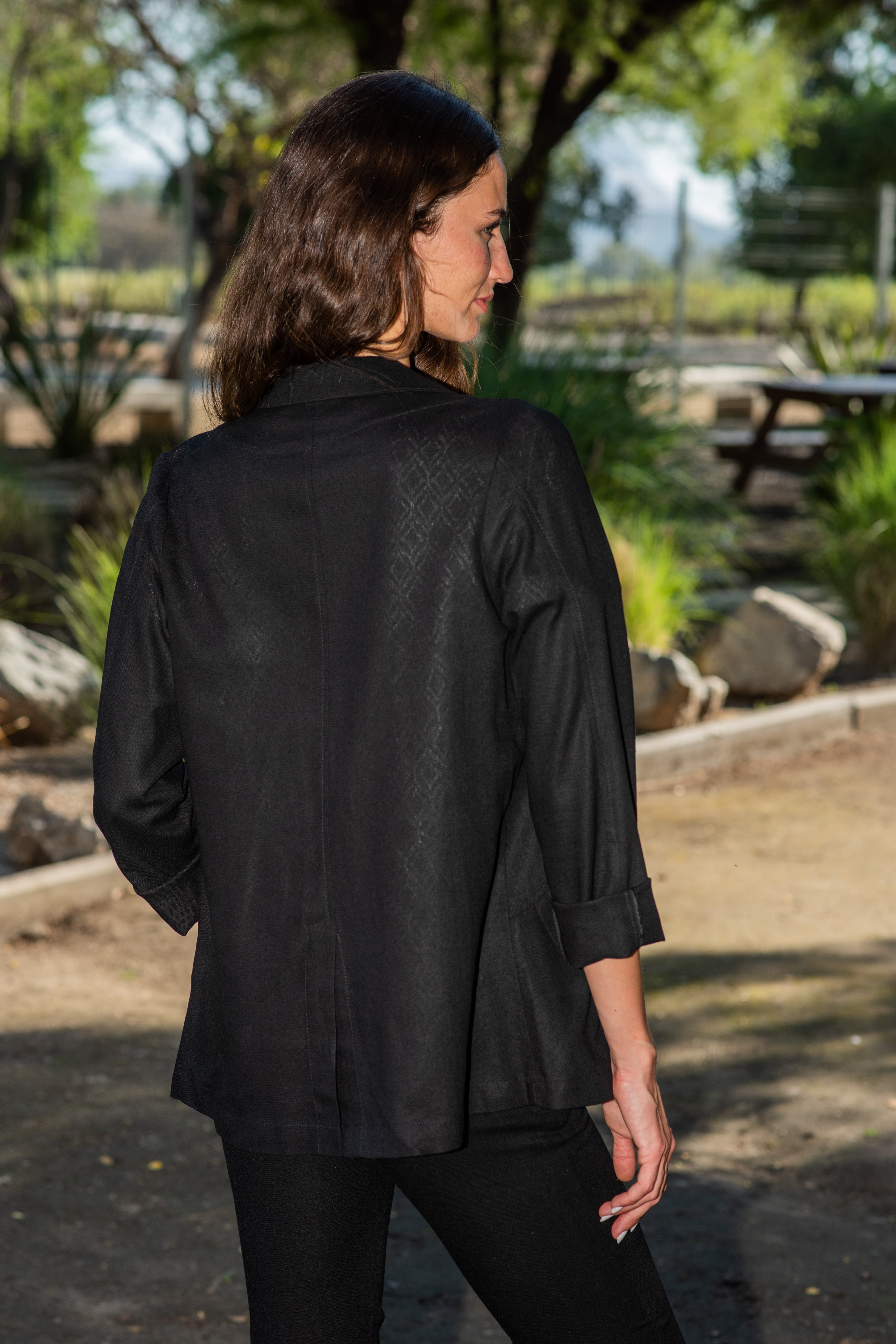 BLAZER LINO 1 BOTÓN NEGRO