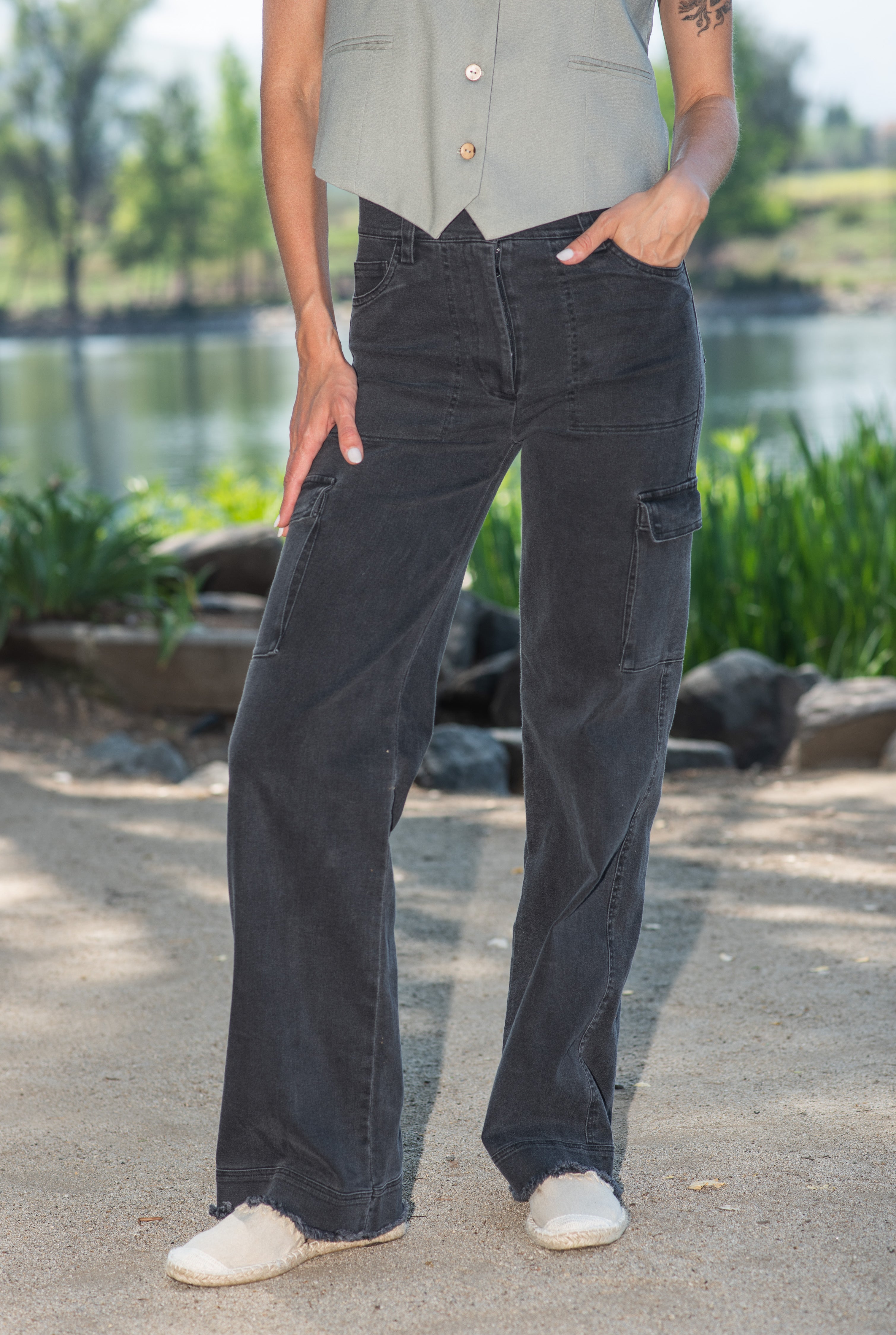 PANTALÓN JEANS CARGO