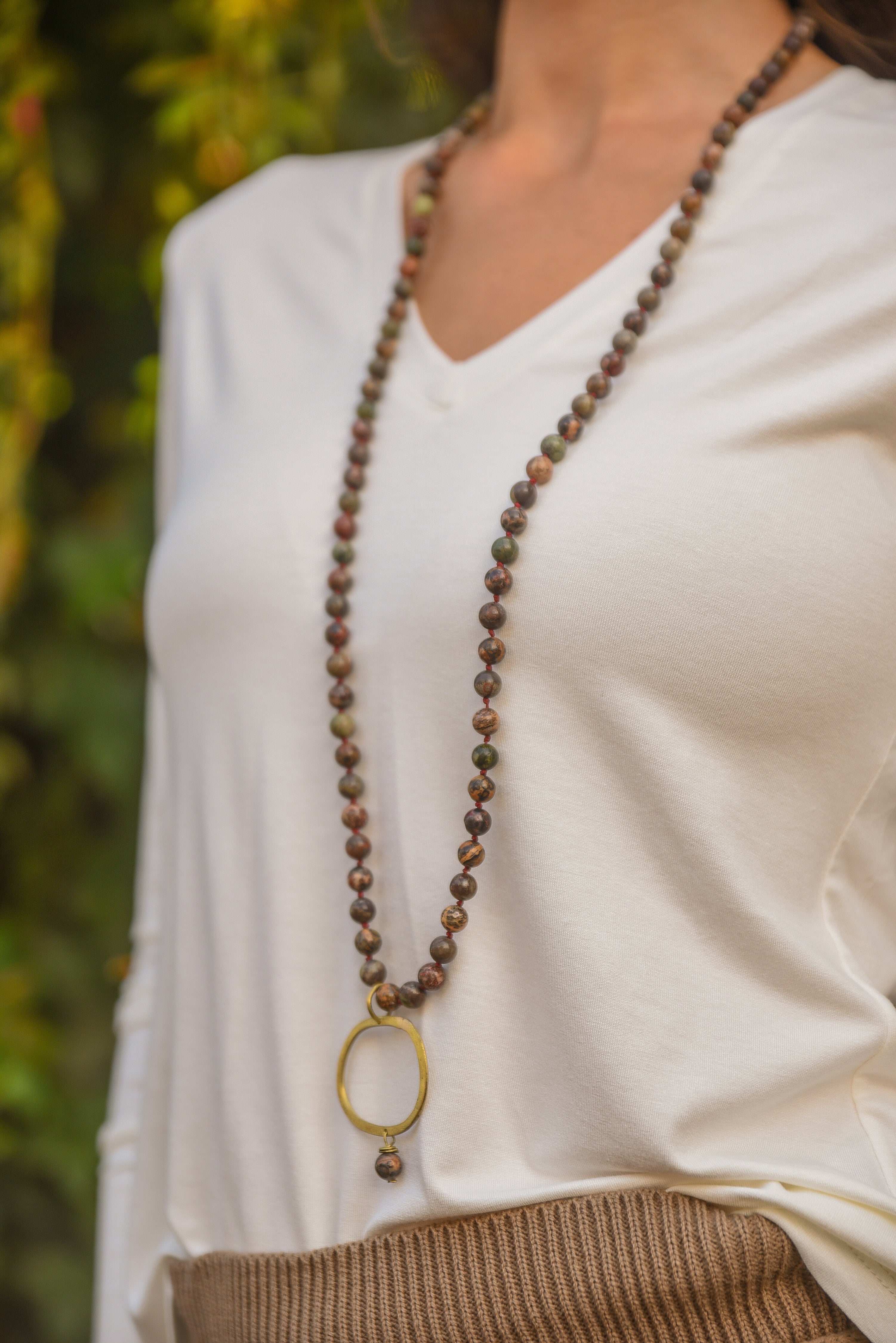 COLLAR PIEDRA AGATA ARGOLLA