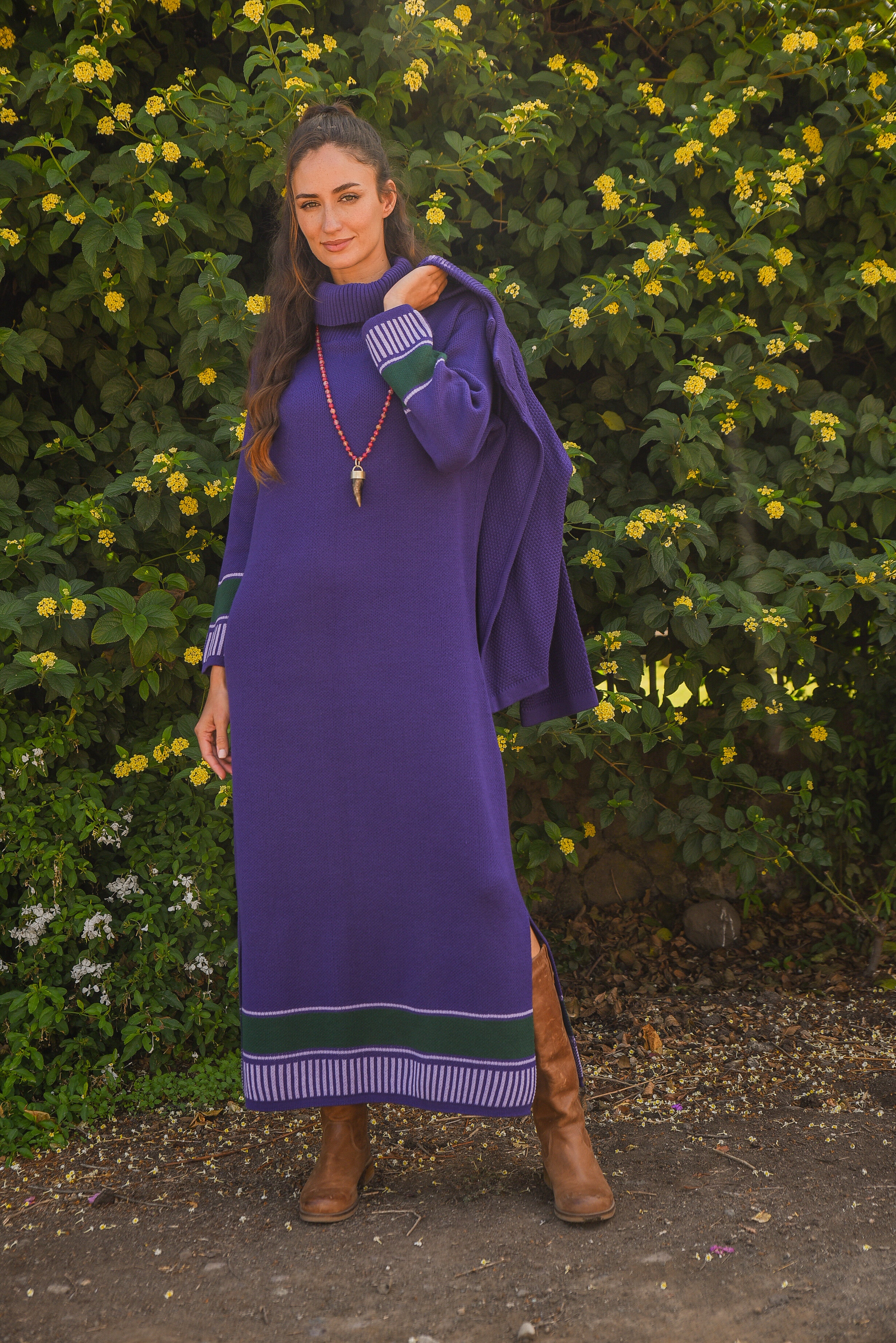 VESTIDO TEJIDO GRECA
