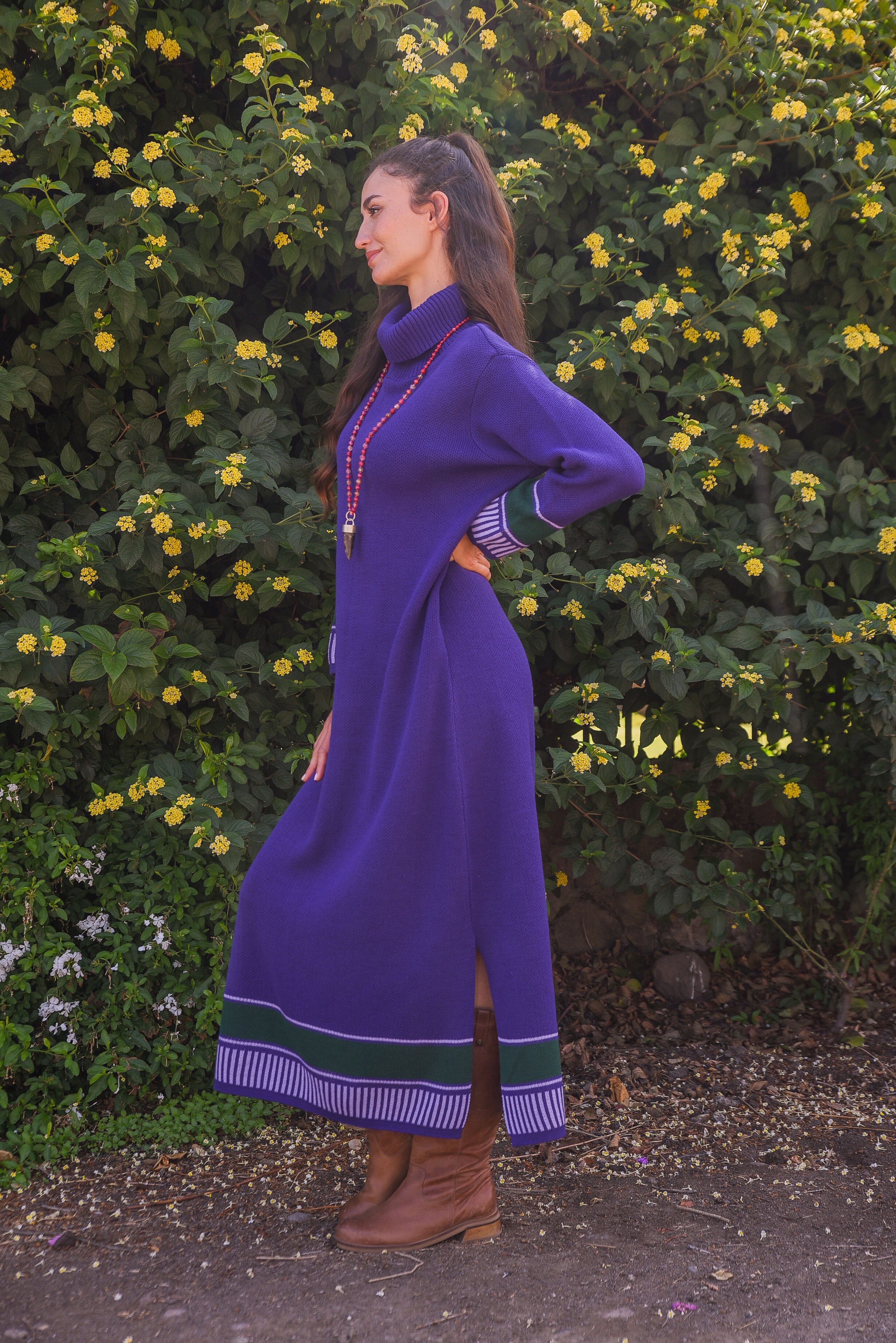 VESTIDO TEJIDO GRECA