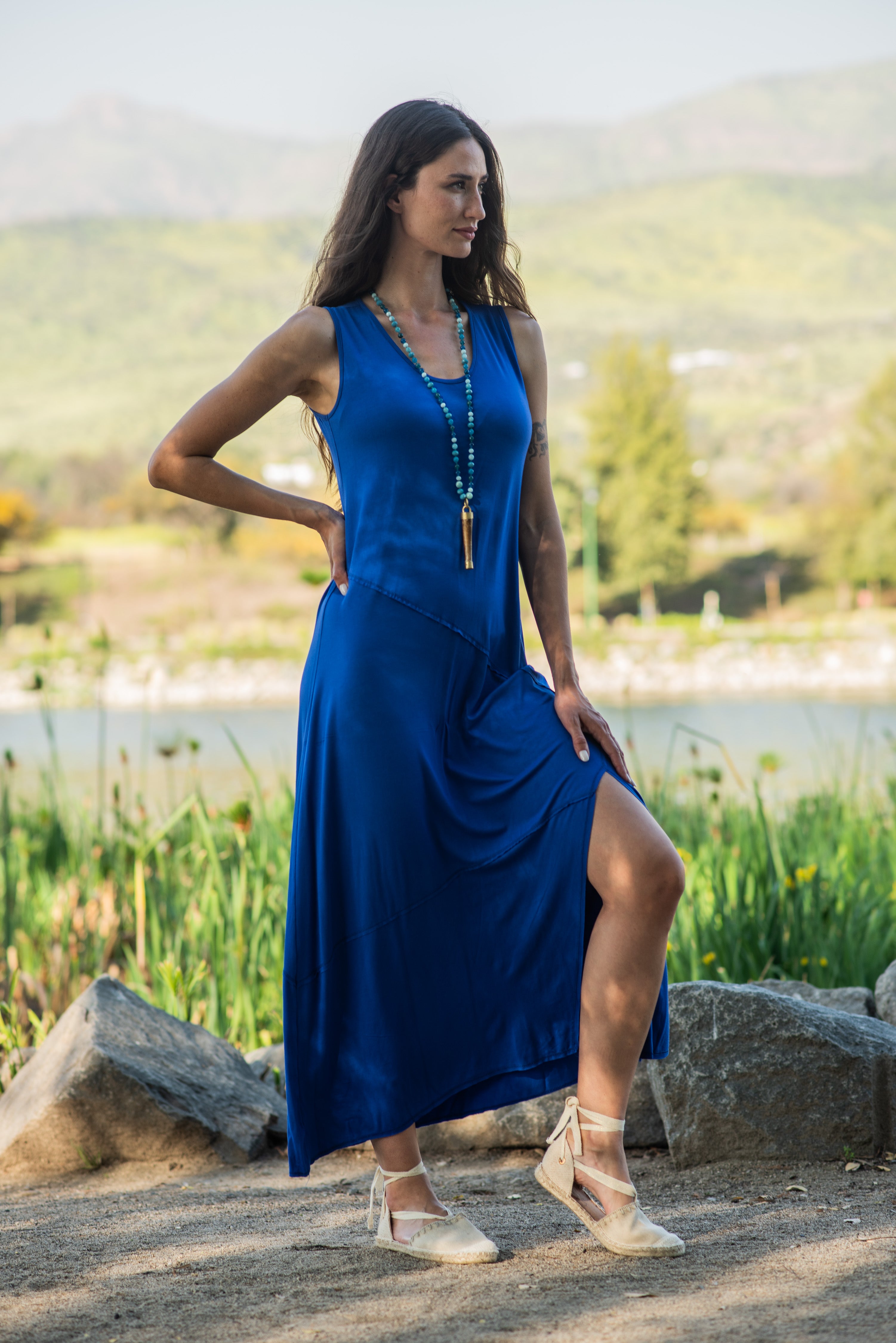 VESTIDO RÍO AZULINO