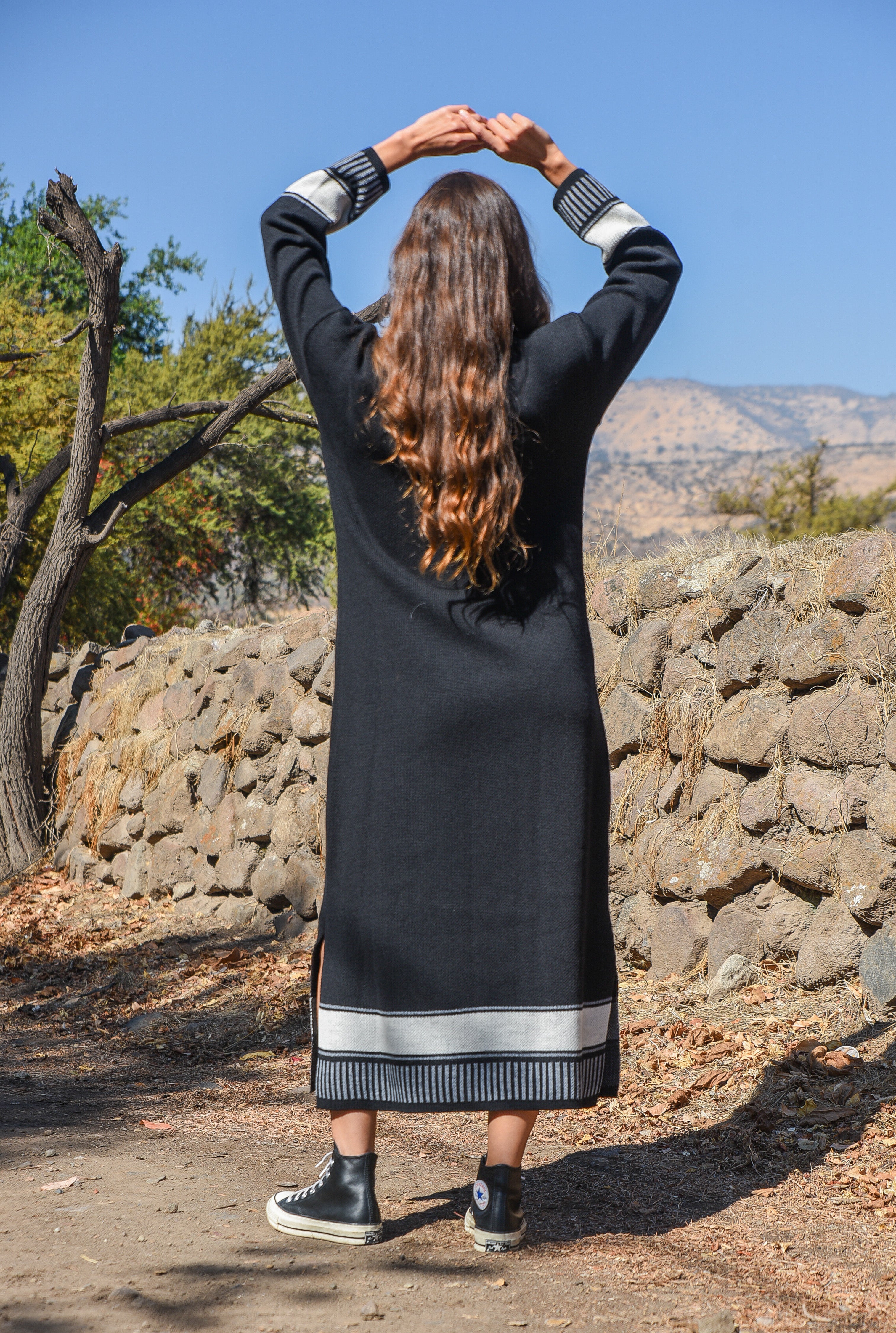 VESTIDO TEJIDO GRECA
