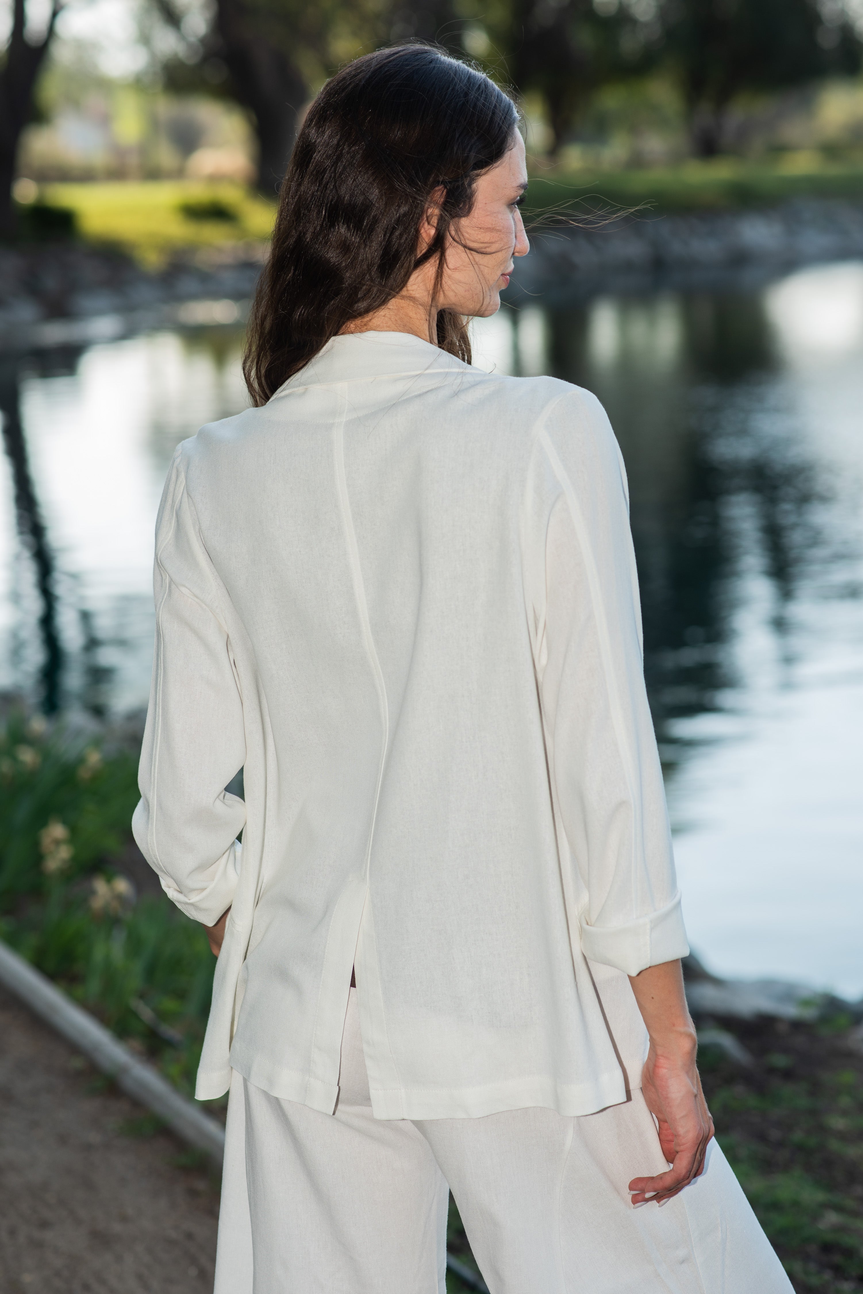 BLAZER LINO 1 BOTÓN CRUDO