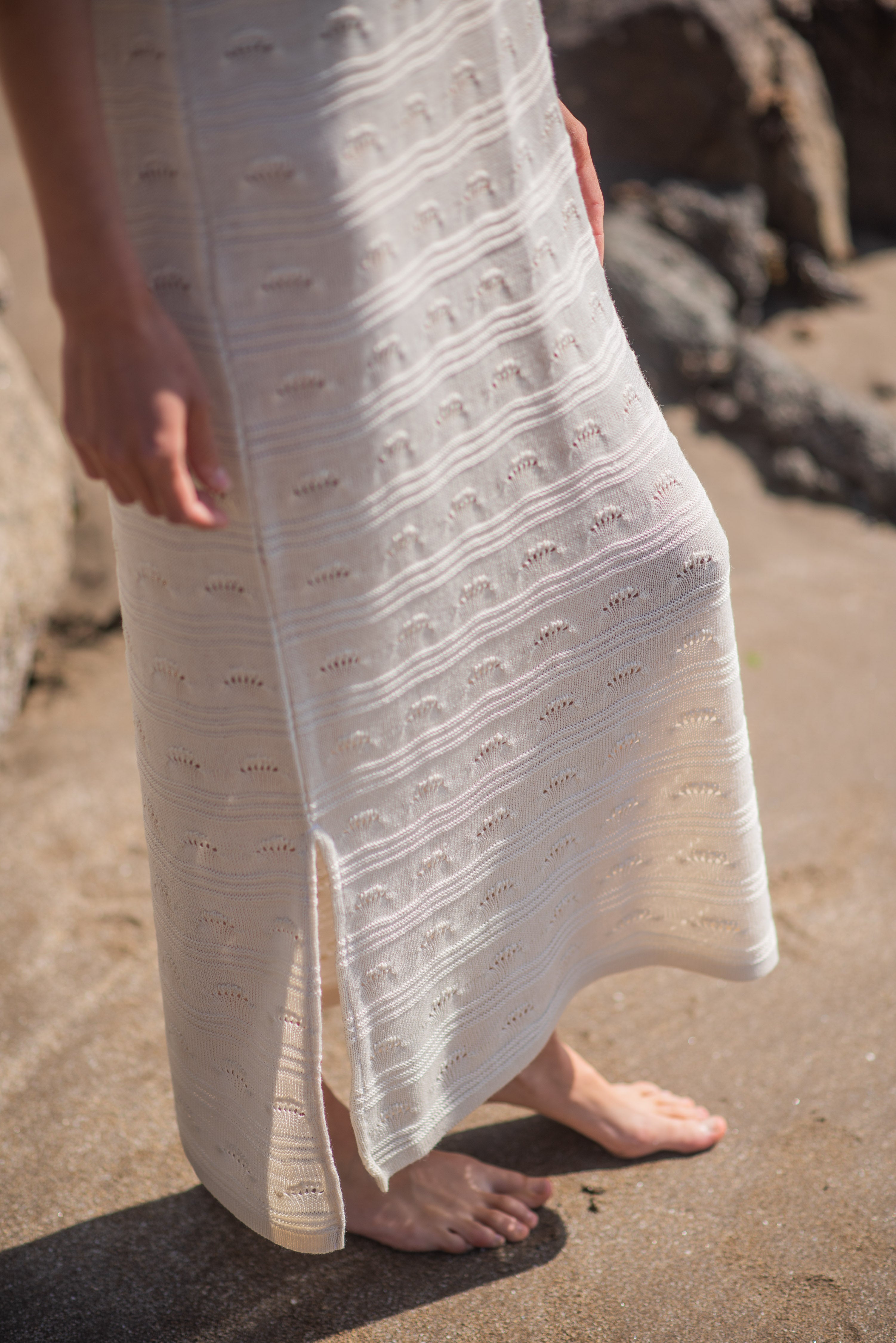 VESTIDO TEJIDO CAMISERO