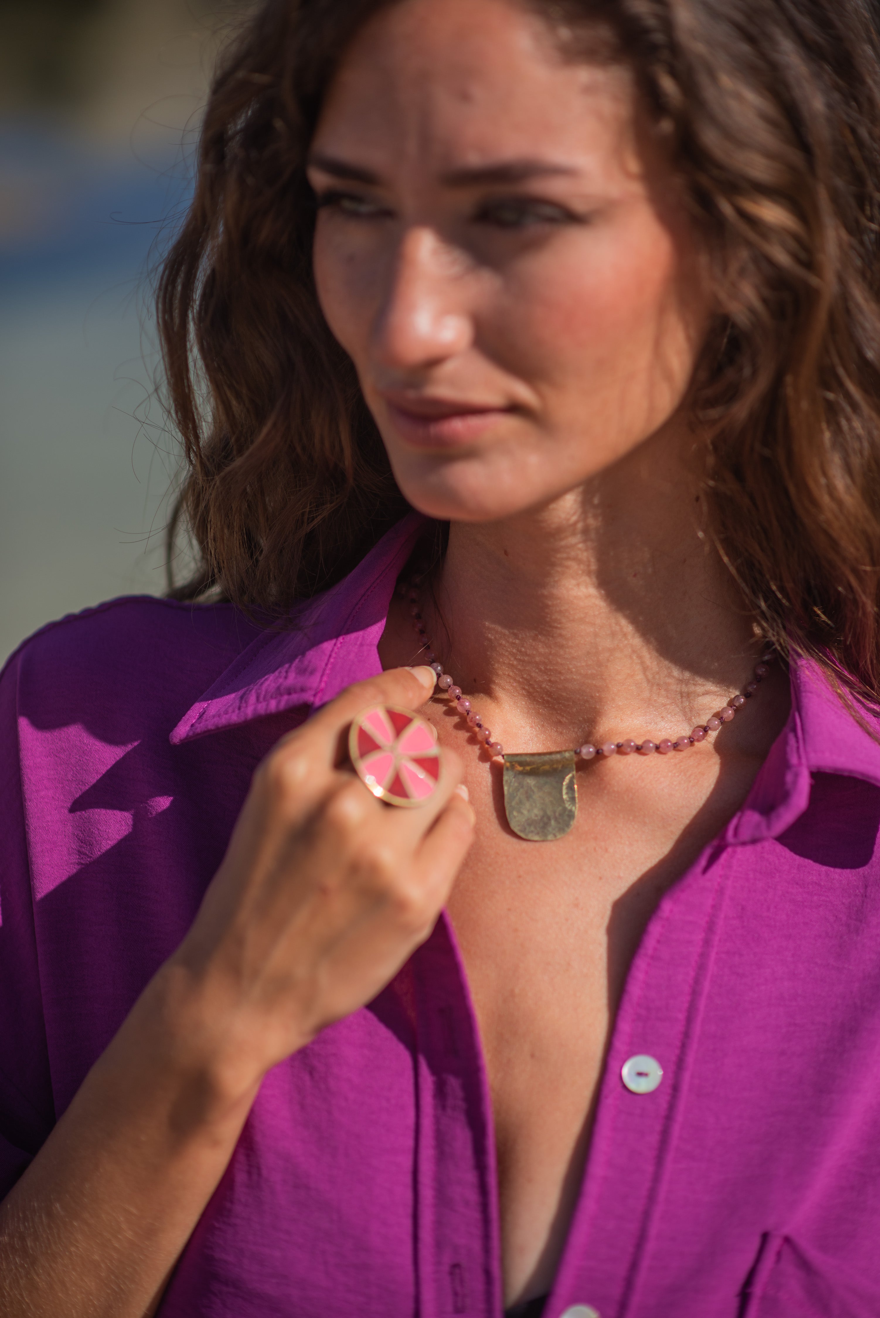 ANILLO BRONCE RESINA