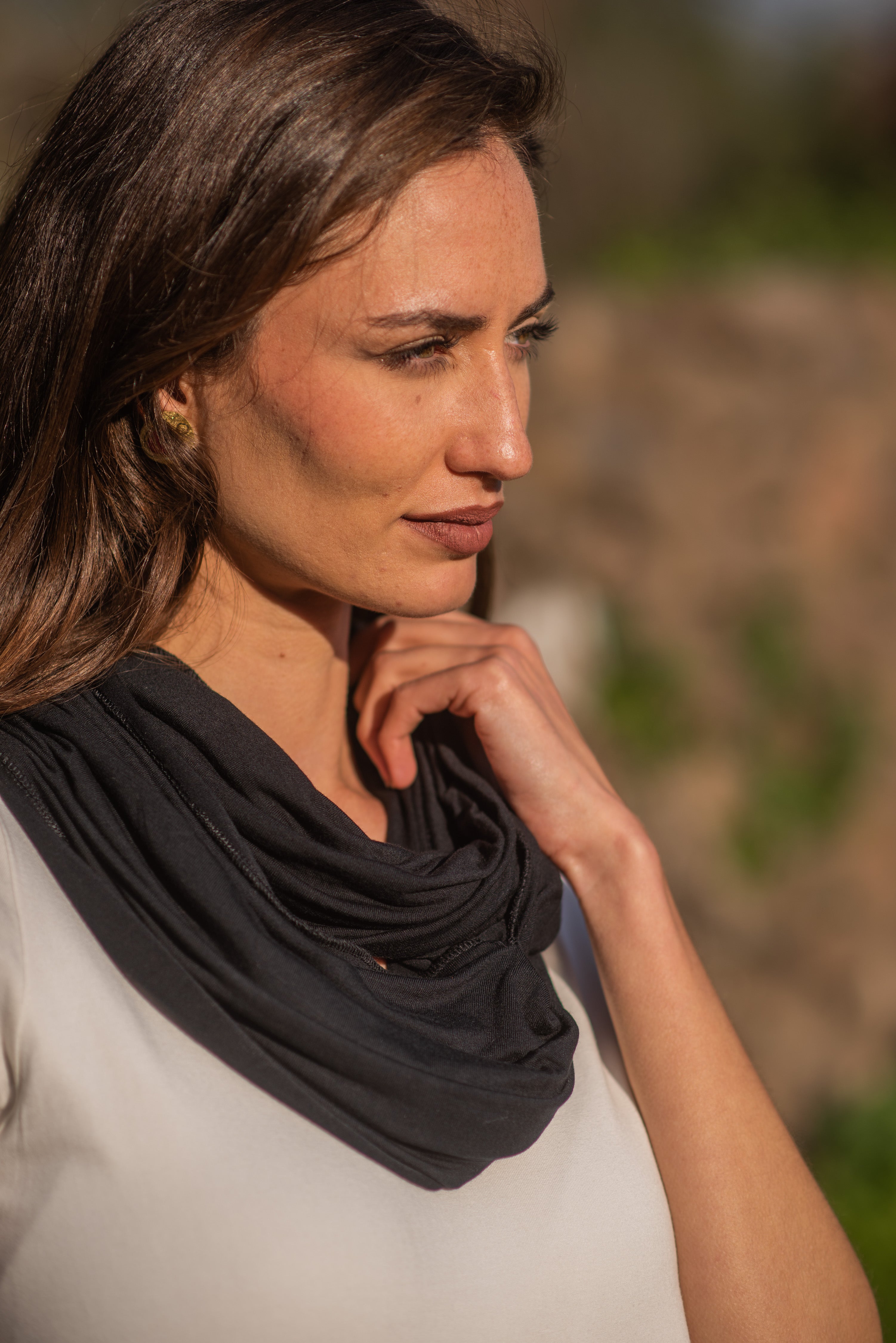 CUELLO PAÑUELO NEGRO