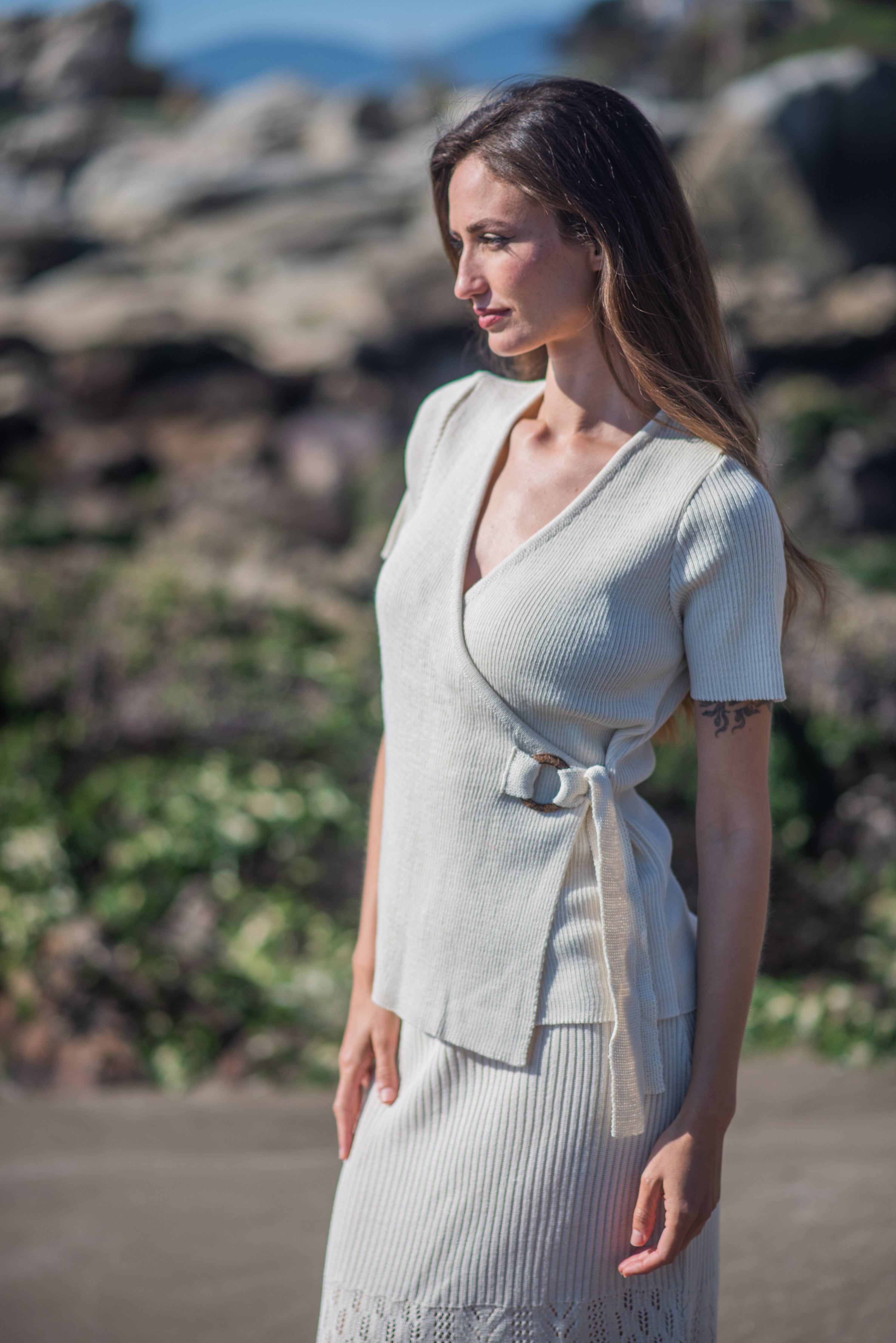 POLERA TEJIDA ARGOLLA