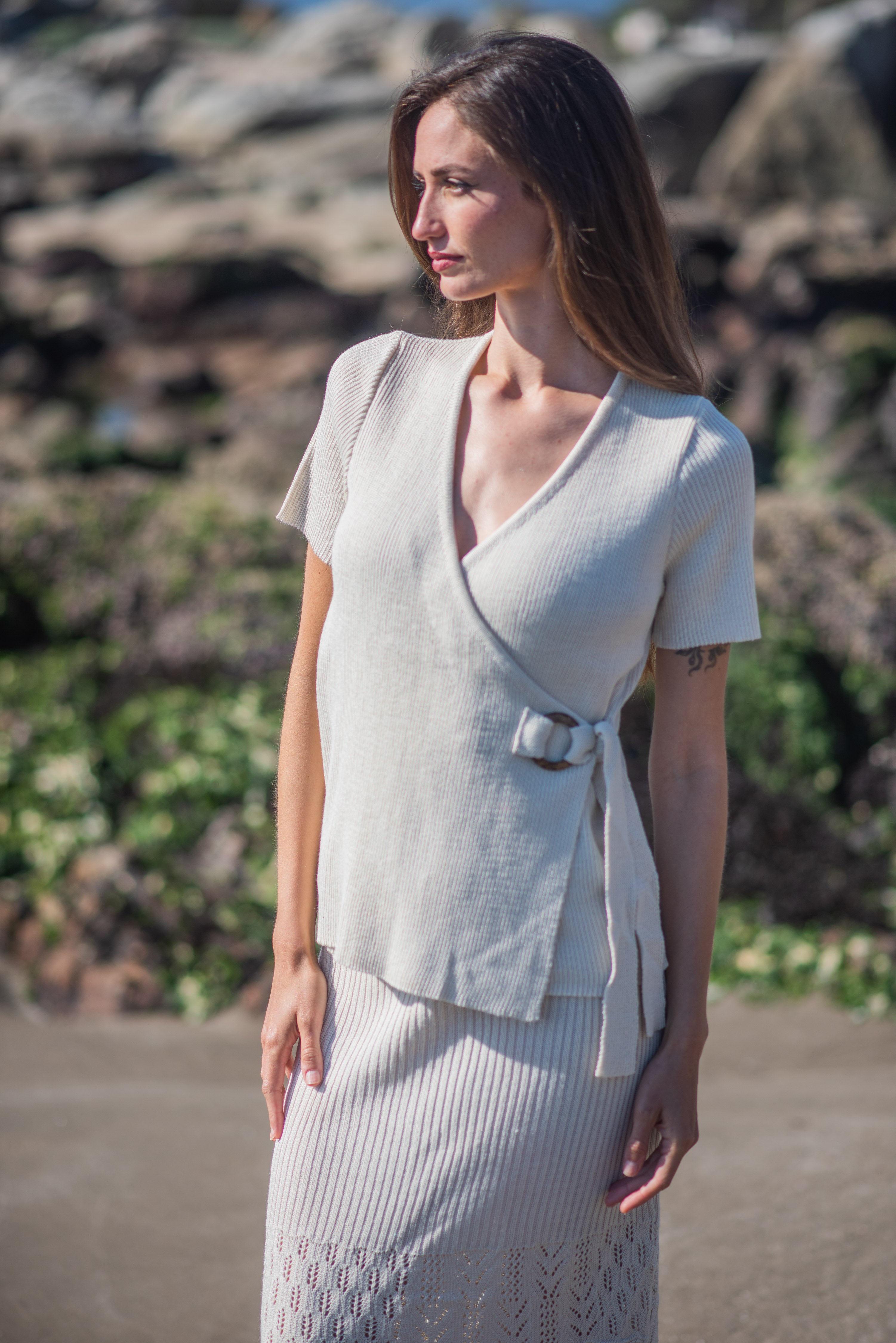 POLERA TEJIDA ARGOLLA