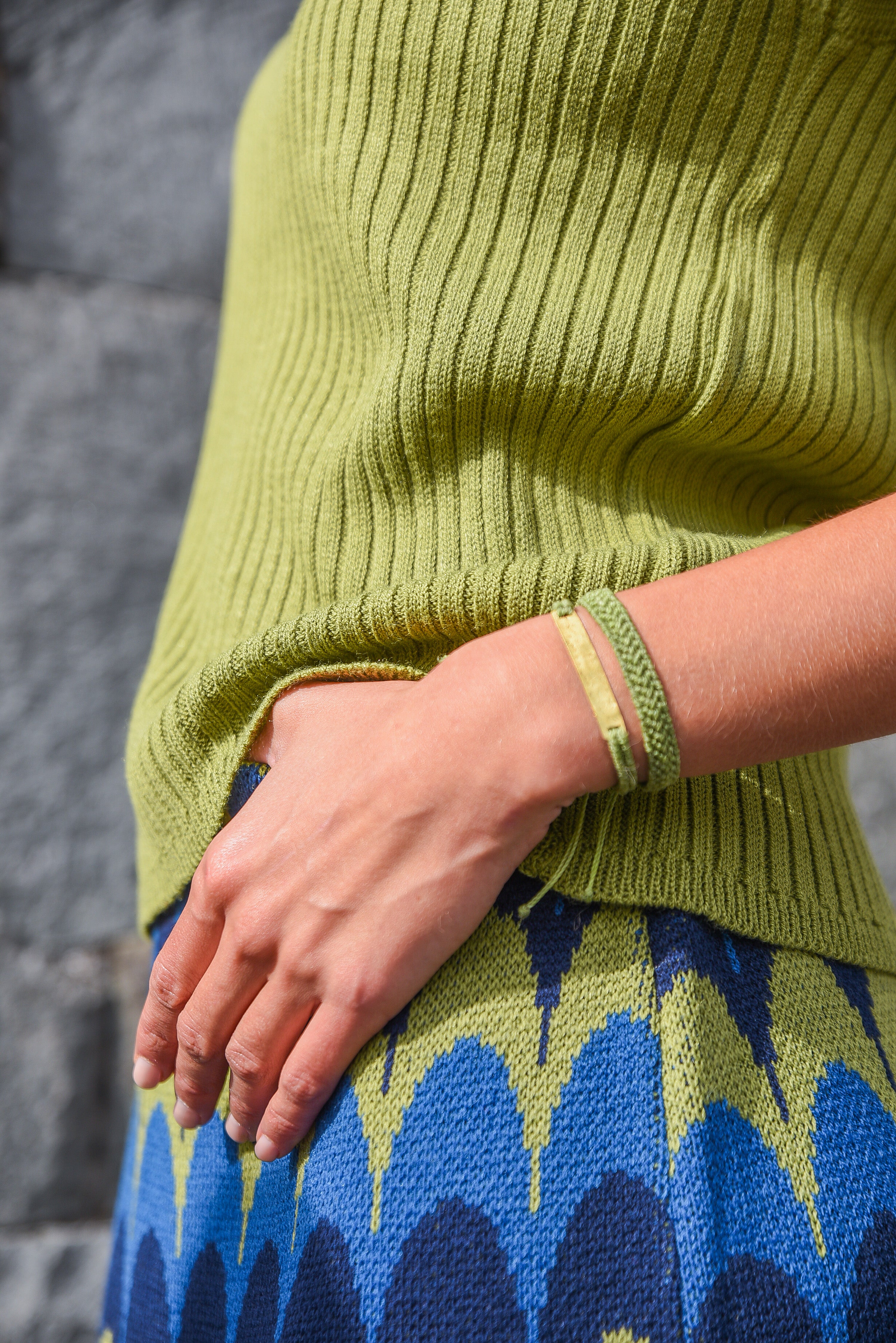 PULSERA MACRAME VERDE