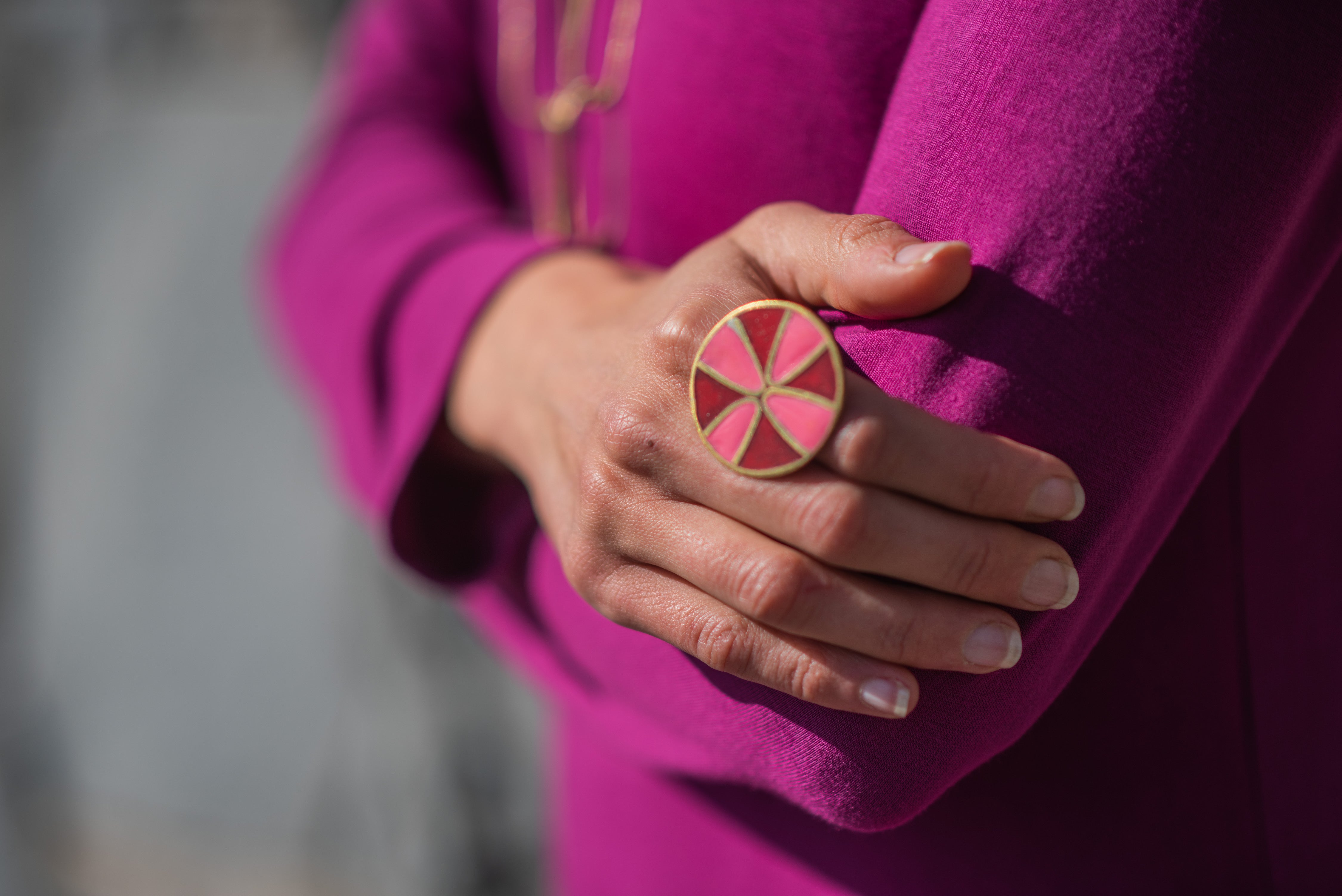 ANILLO BRONCE RESINA