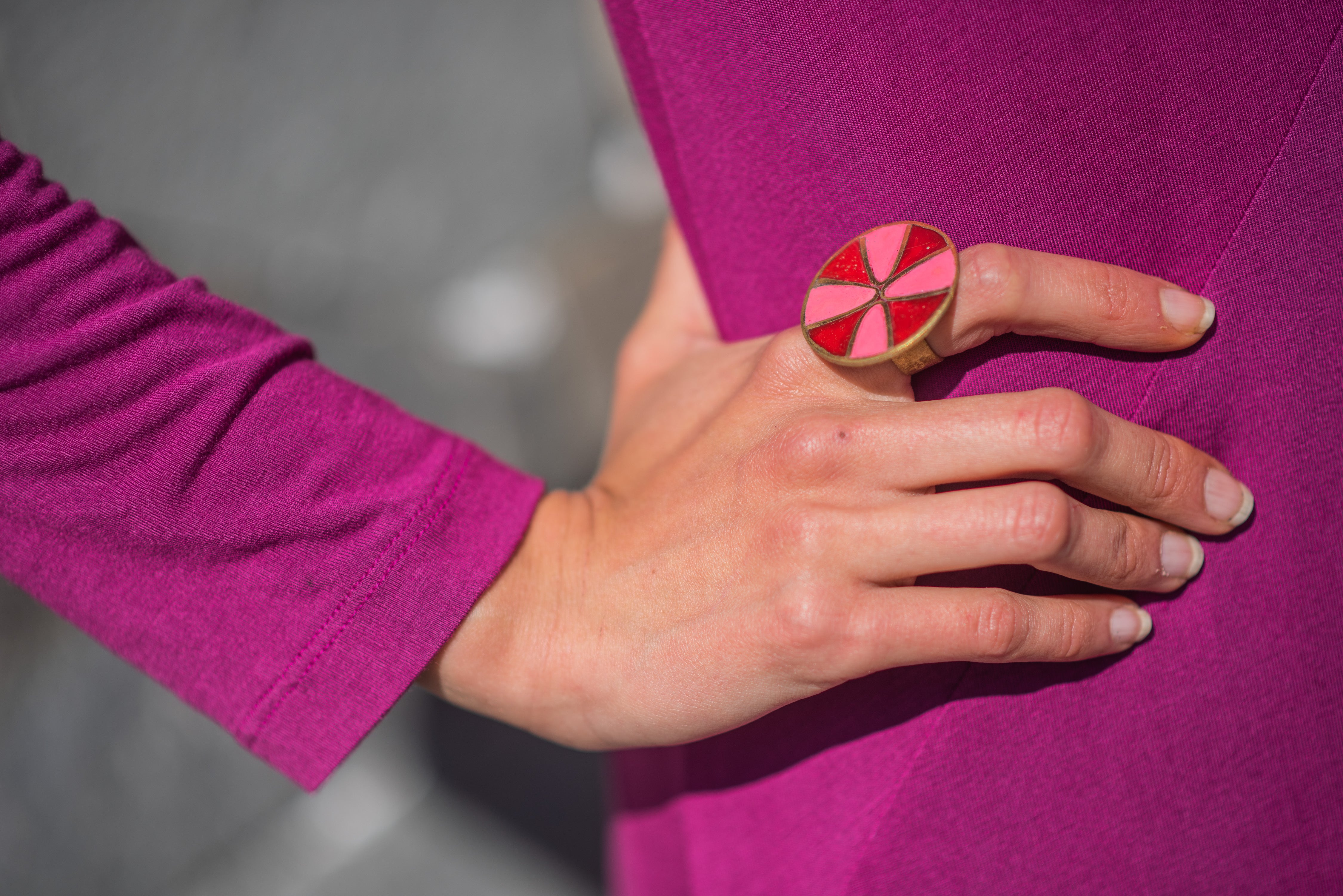 ANILLO BRONCE RESINA