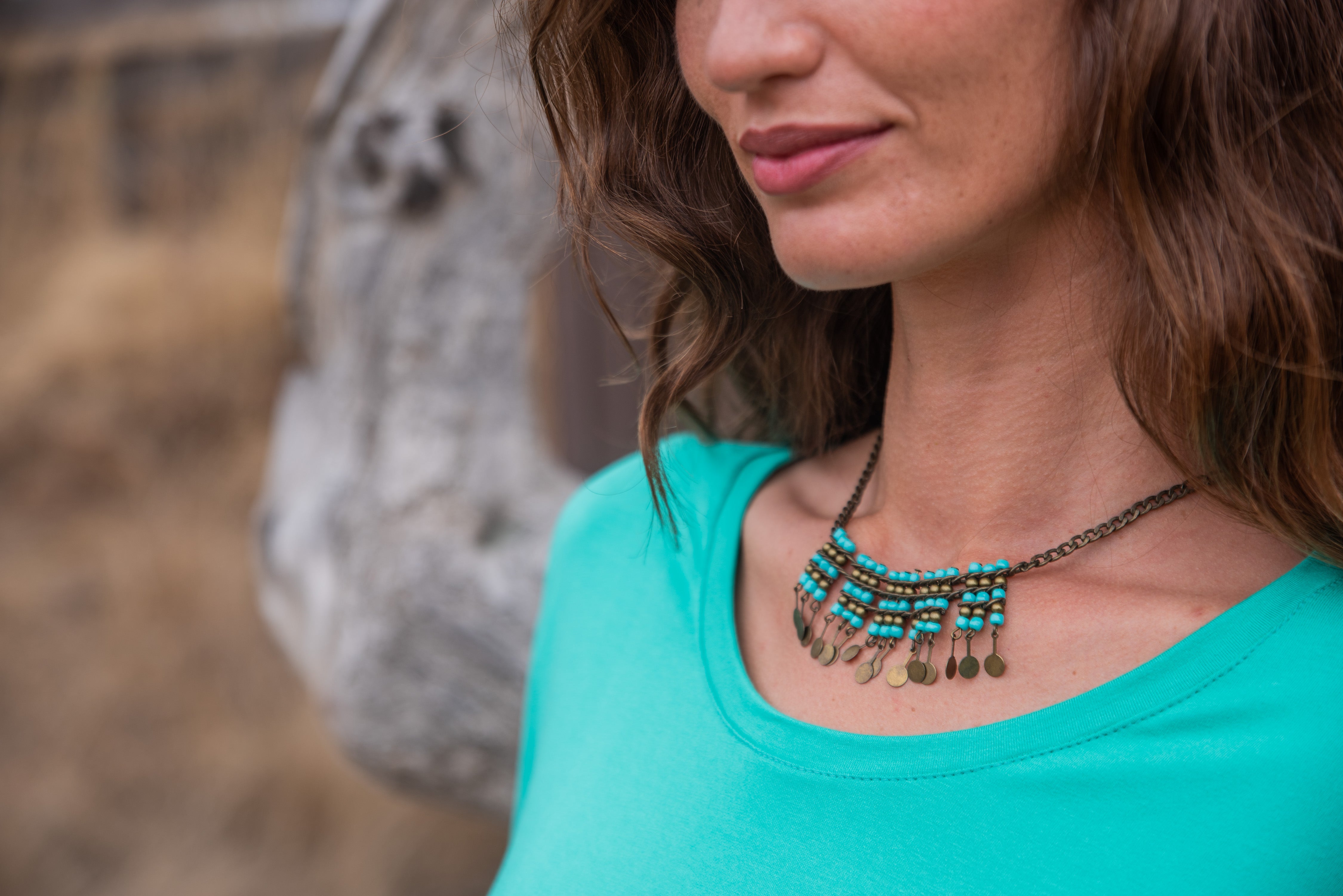 COLLAR TURQUESA
