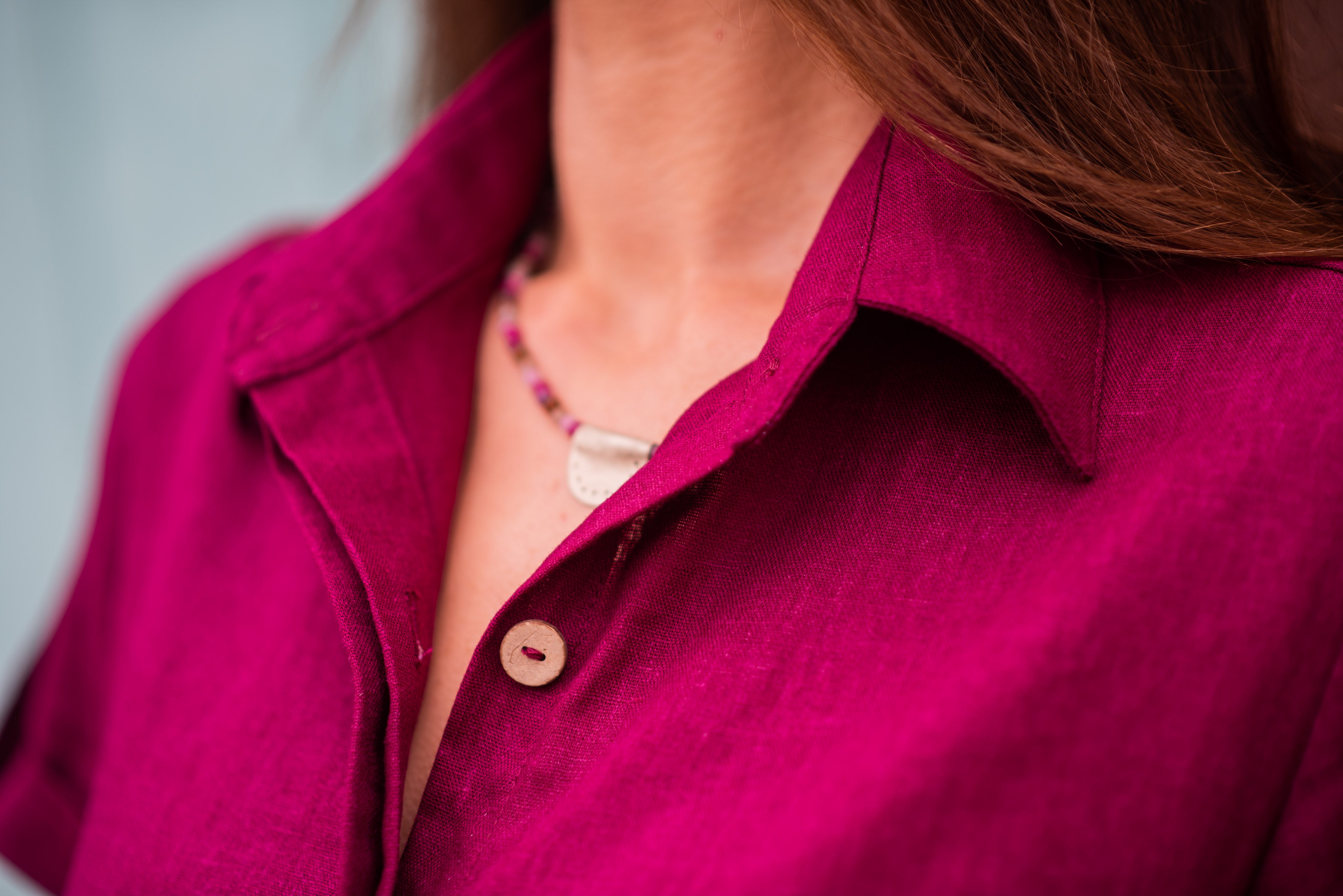 VESTIDO LINO LAVANDA