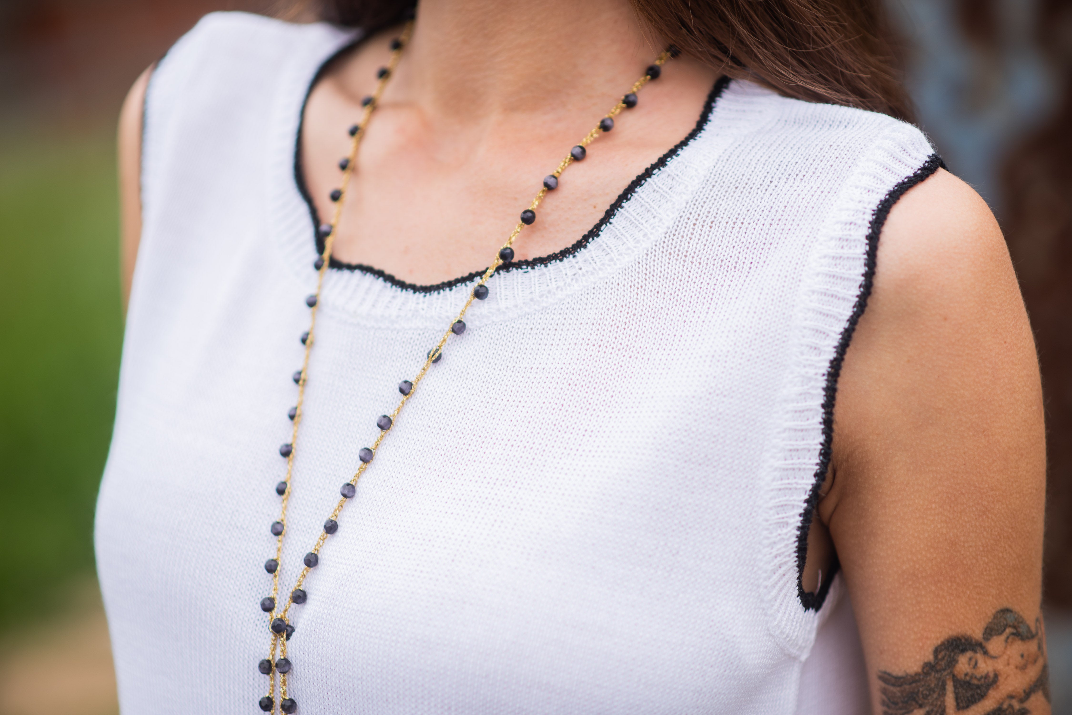 POLERA TEJIDA CON VIVO