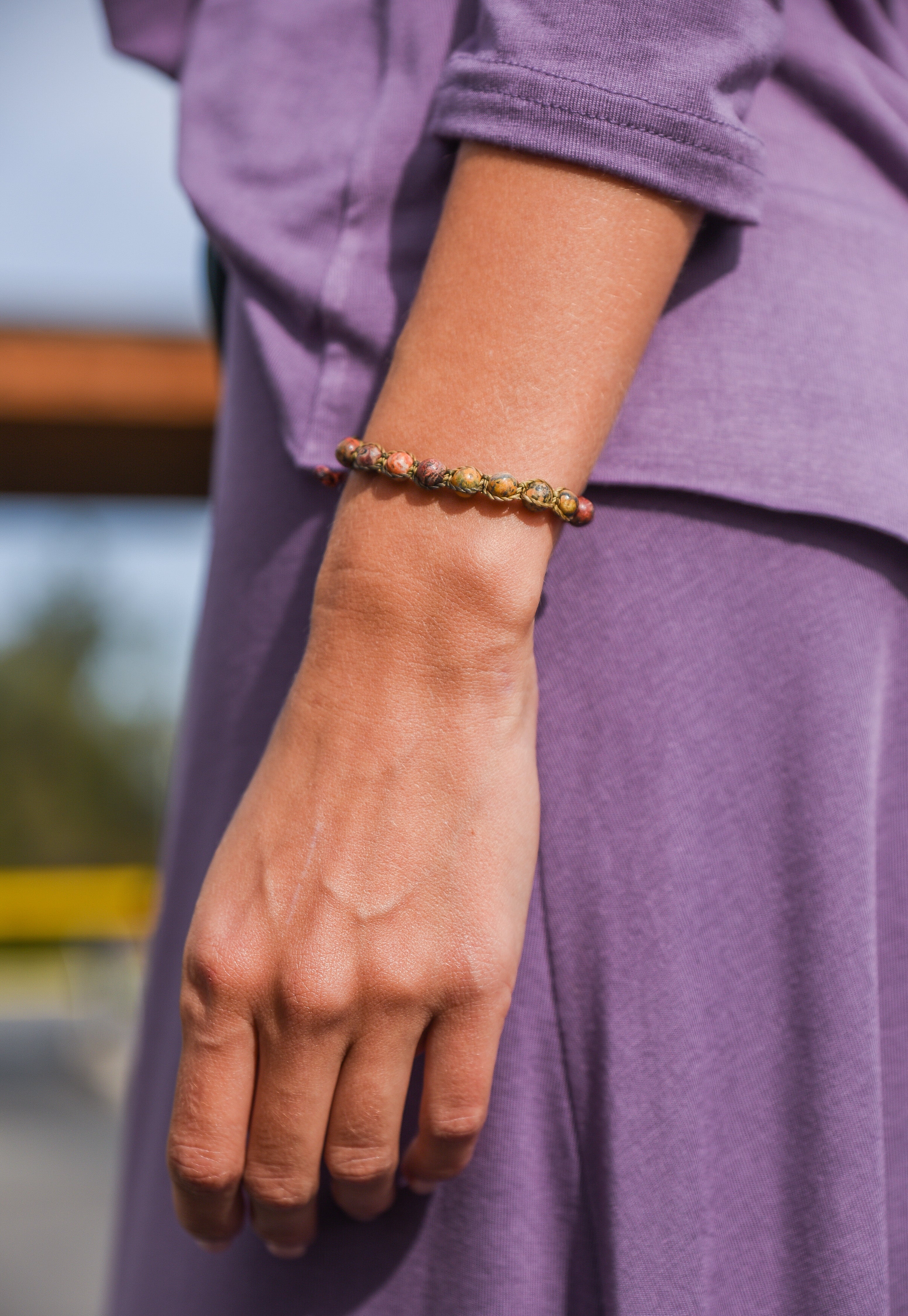 PULSERA MACRAME CIRCULO
