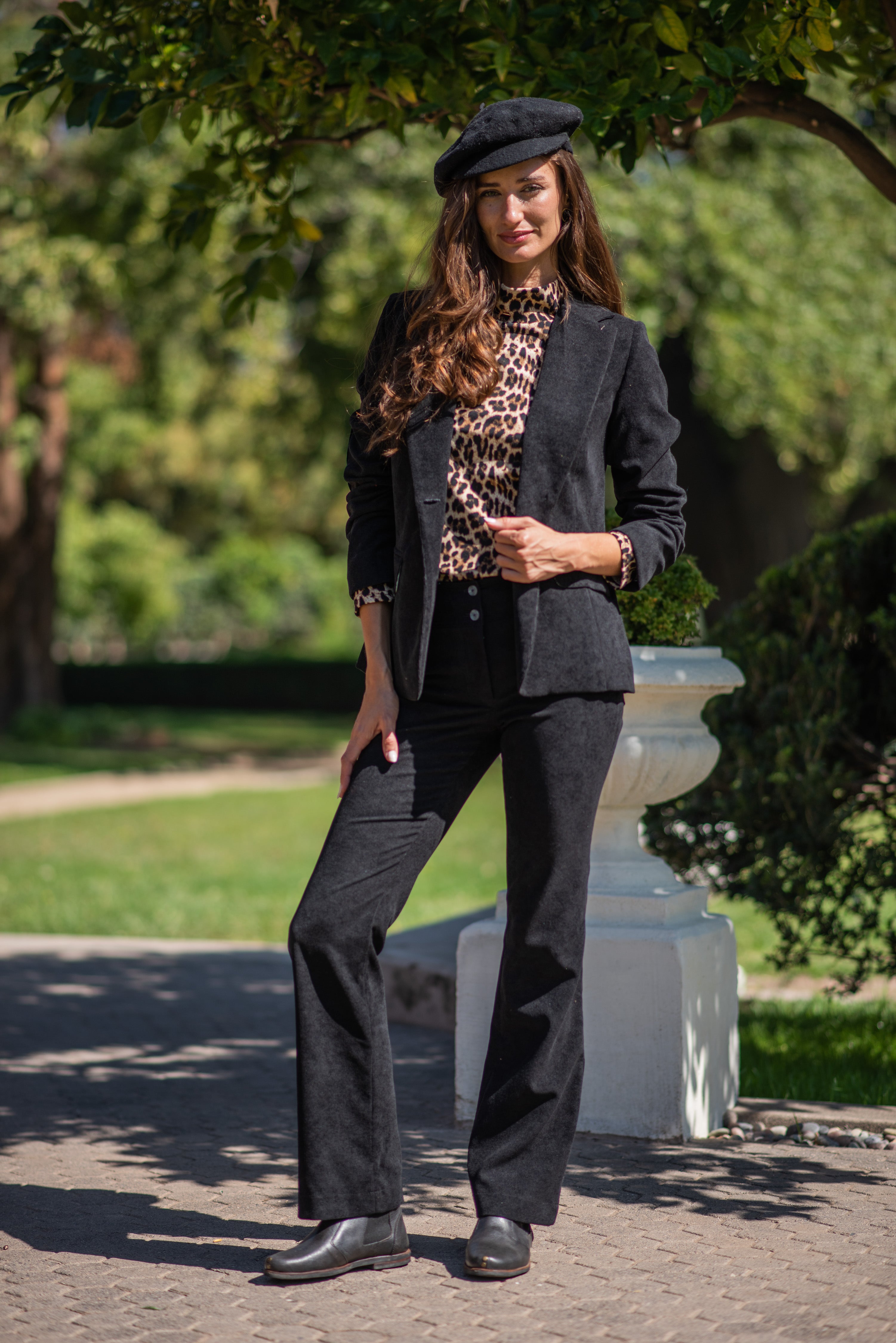 BLAZER CLARA COTELÉ NEGRO