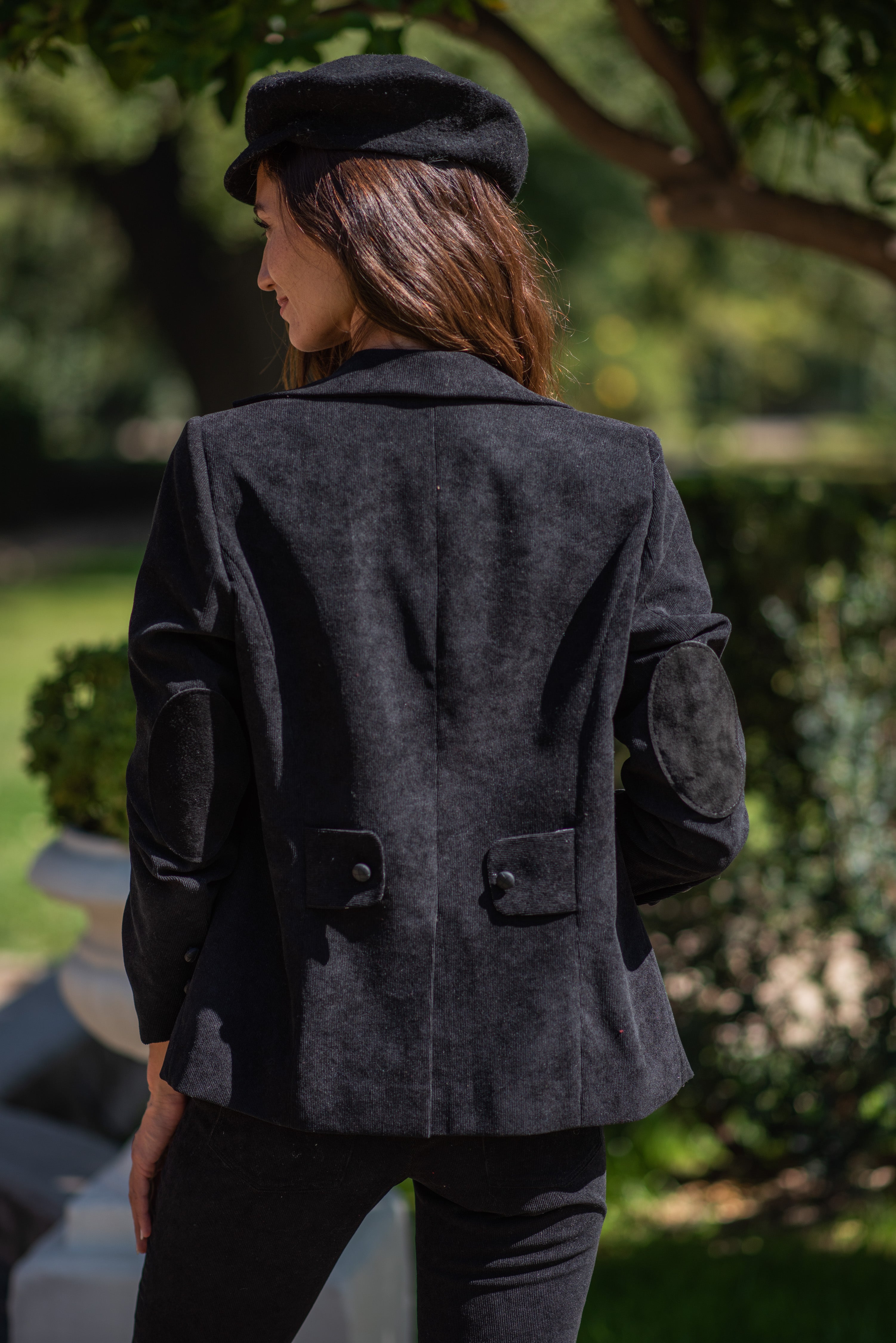 BLAZER CLARA COTELÉ NEGRO