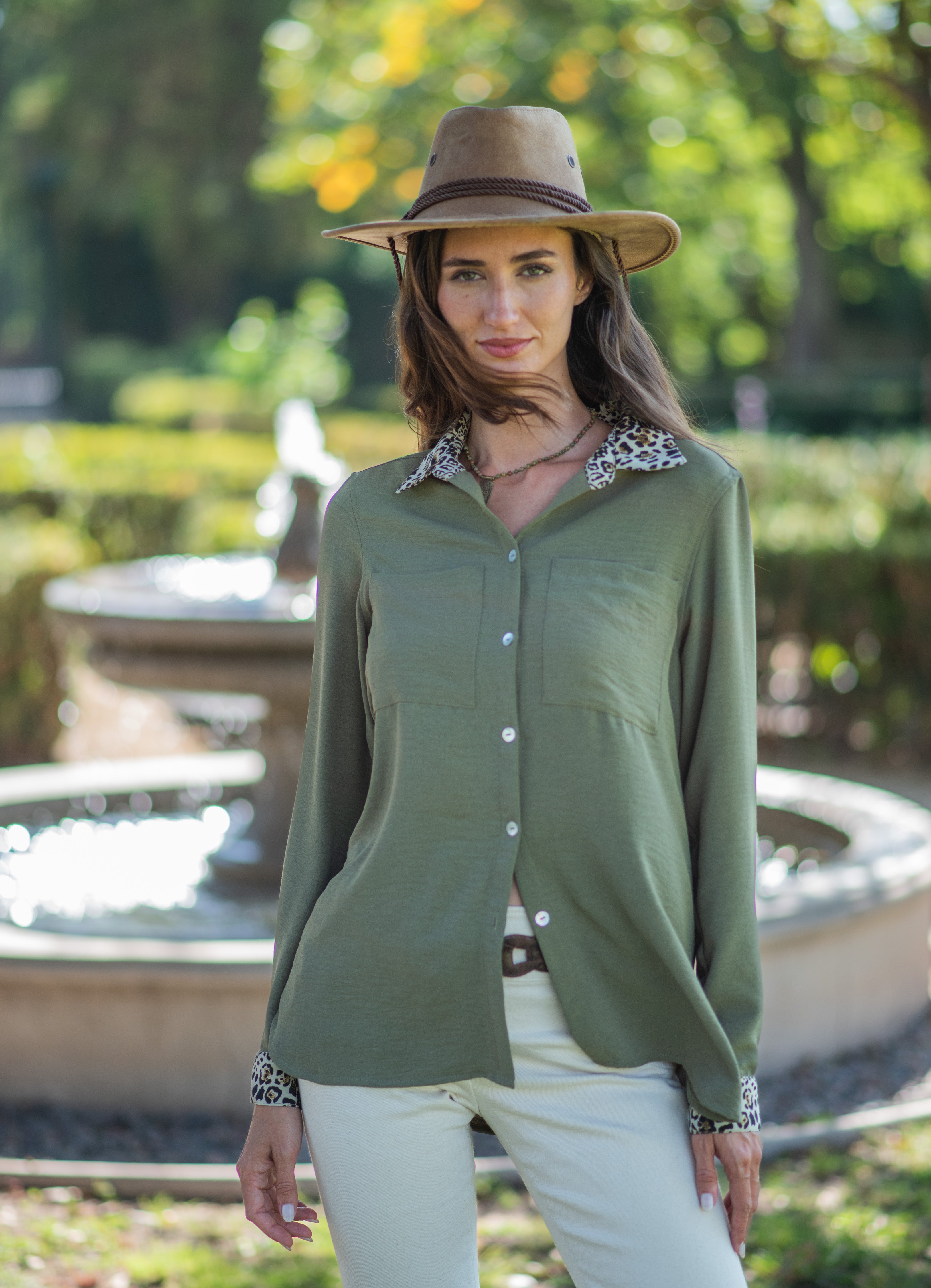 BLUSA ALICIA MUSGO LEOPARDO