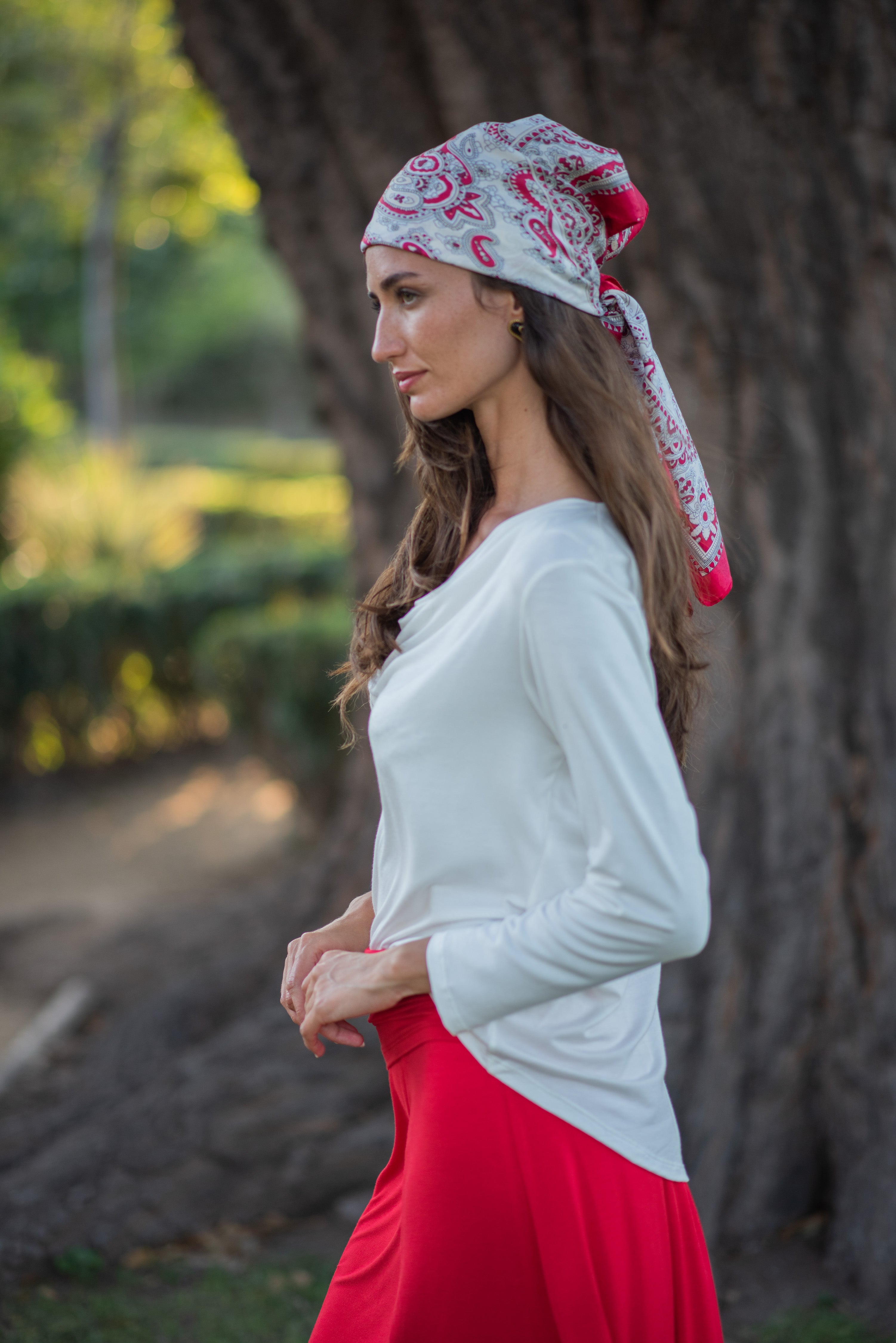 POLERA CUELLO DRAPEADO