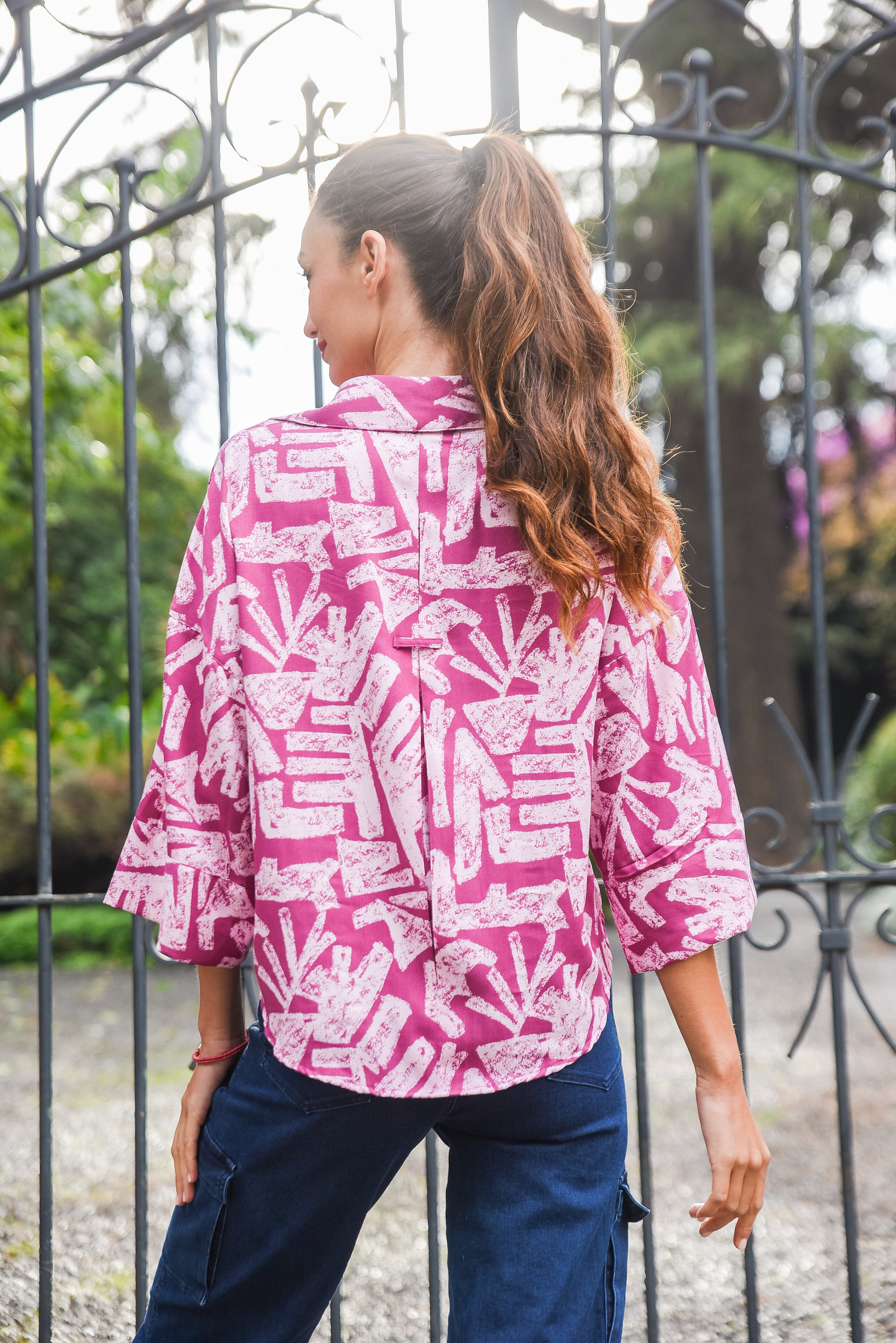 BLUSA SARA ESTAMPADA