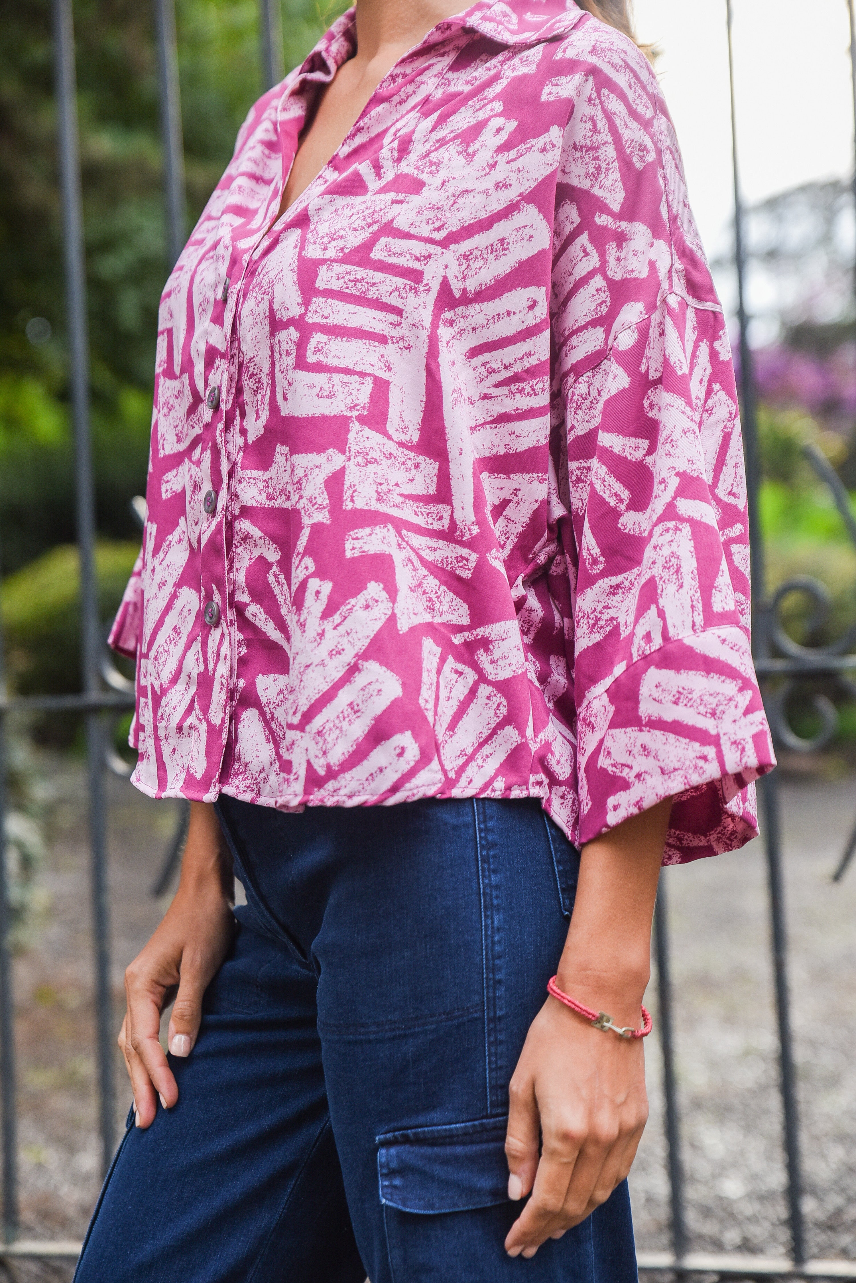 BLUSA SARA ESTAMPADA