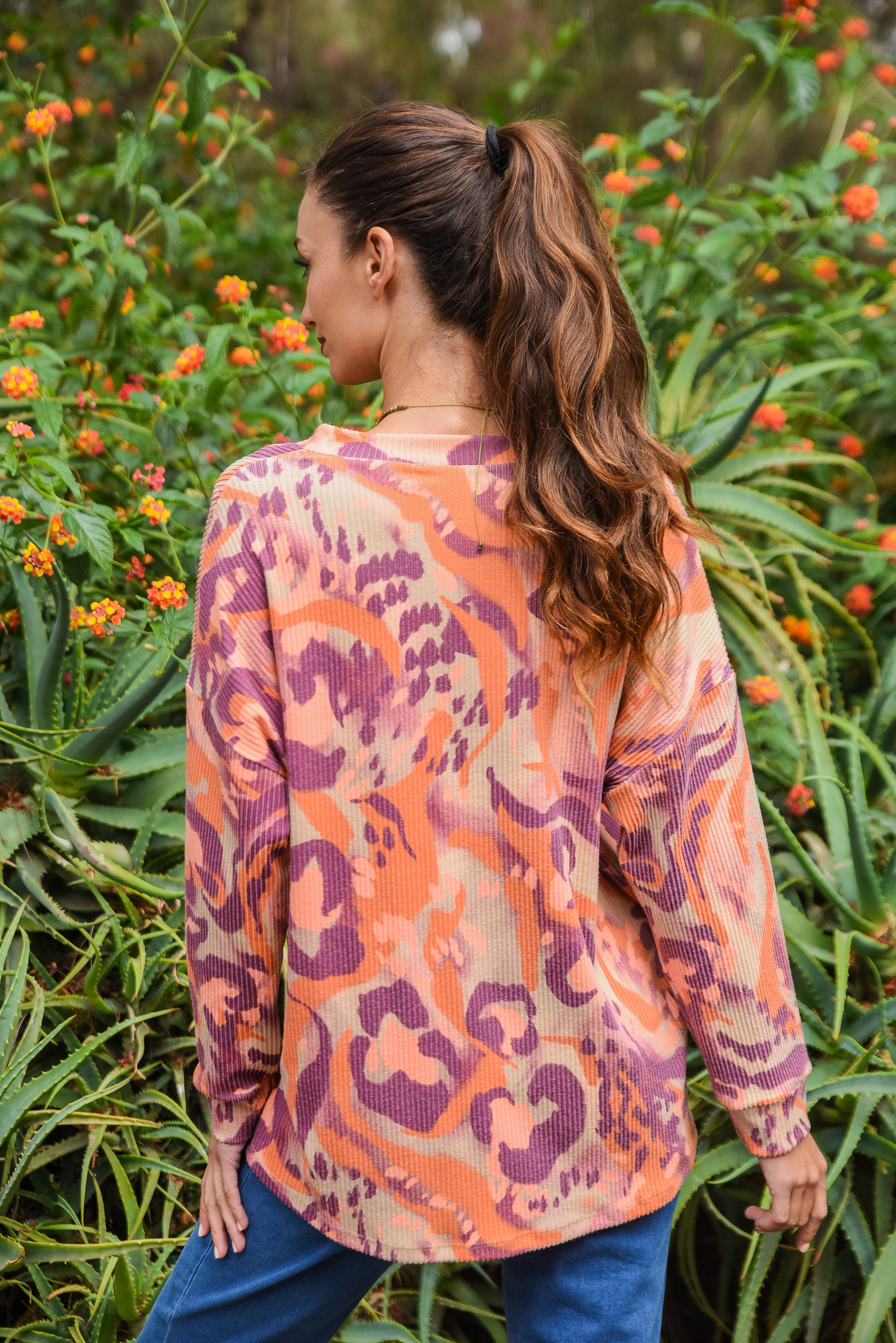 SWEATER CARMIN ESTAMPADO