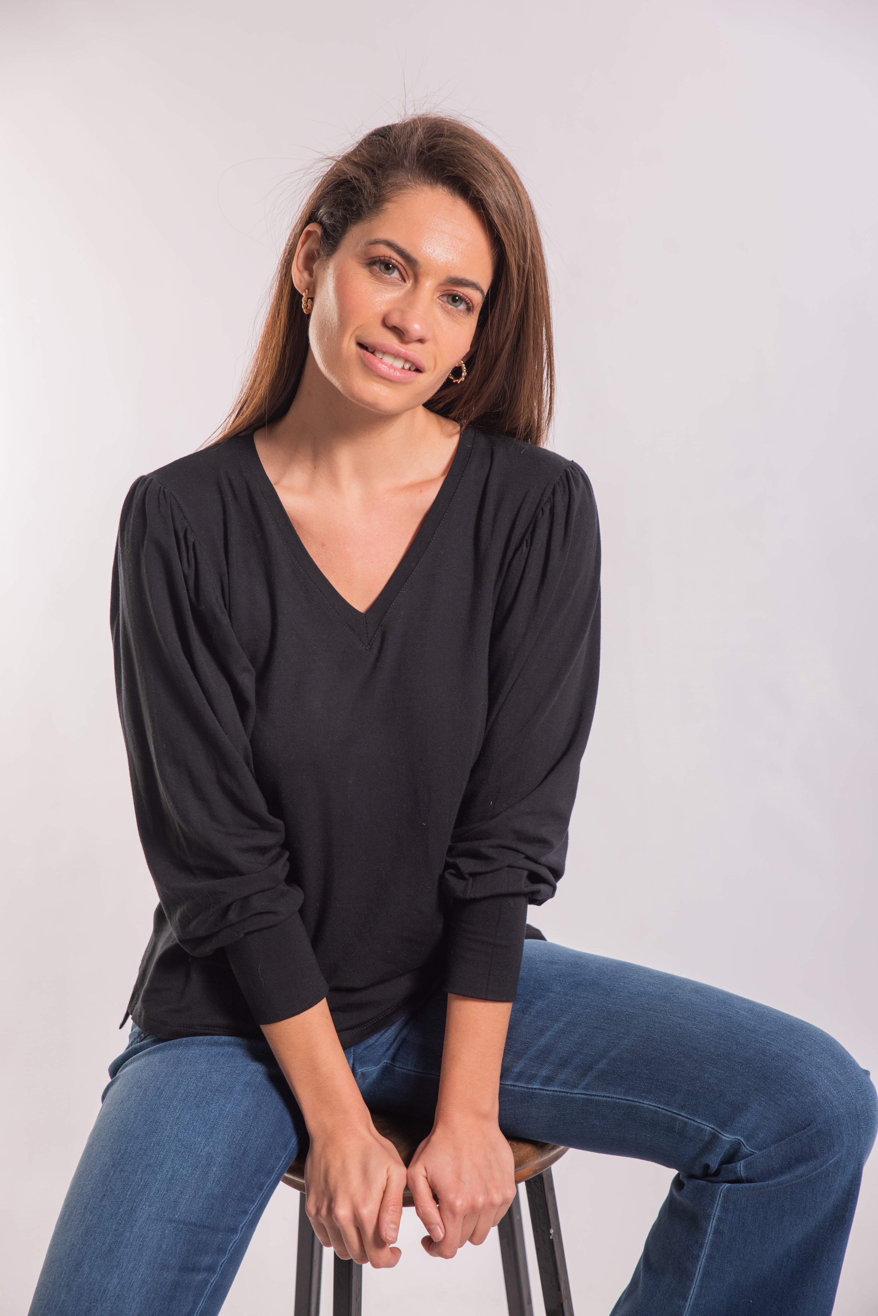 POLERA MANGA GLOBO
